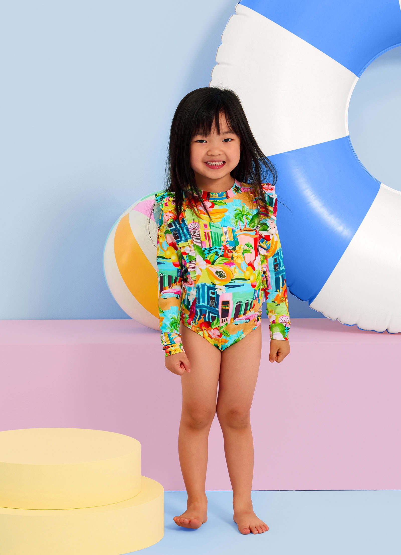 Cuba Frill Paddlesuit - Cuba - Cuba