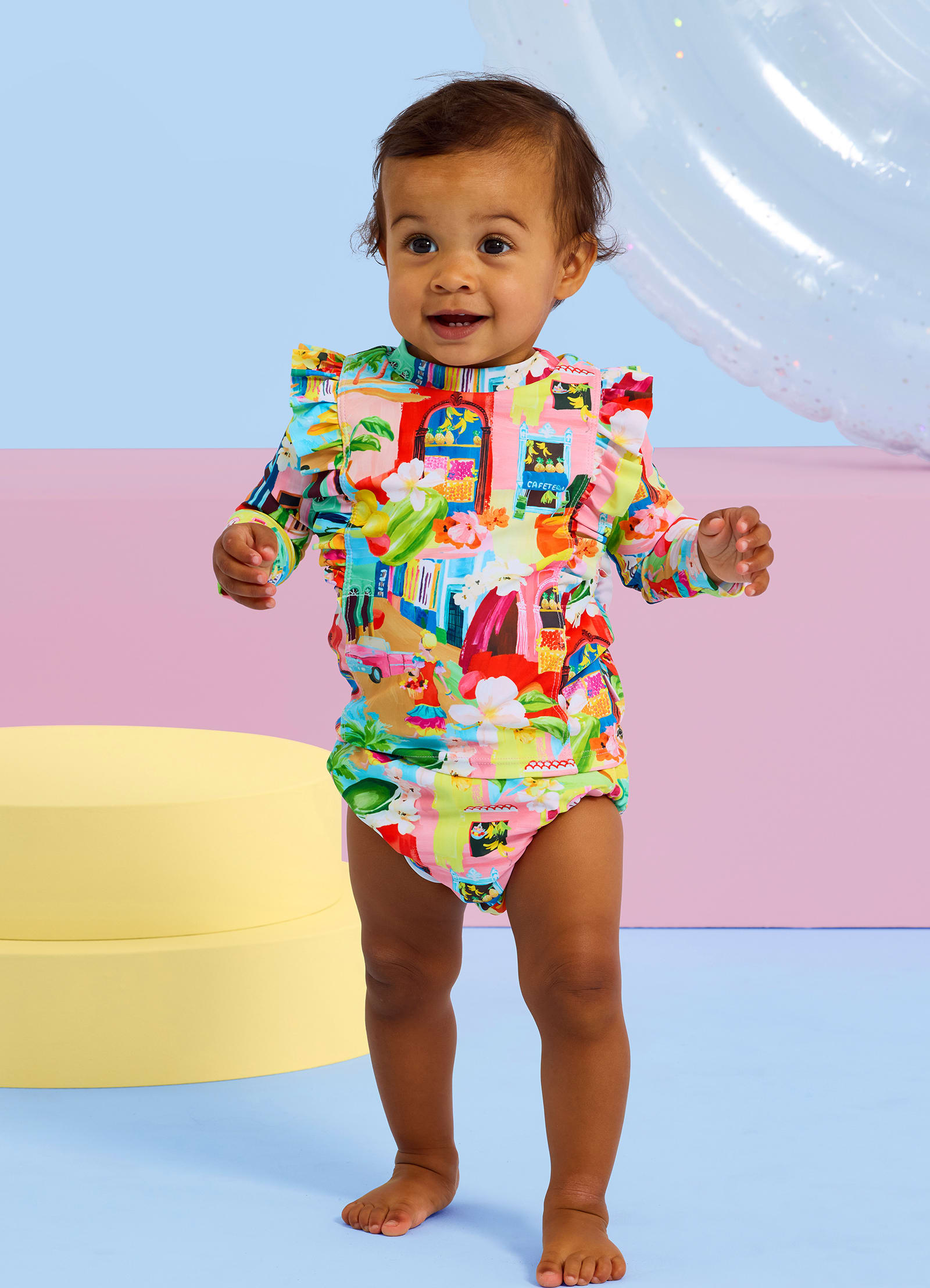 Cuba Frill Rashie Set - Cuba - Cuba
