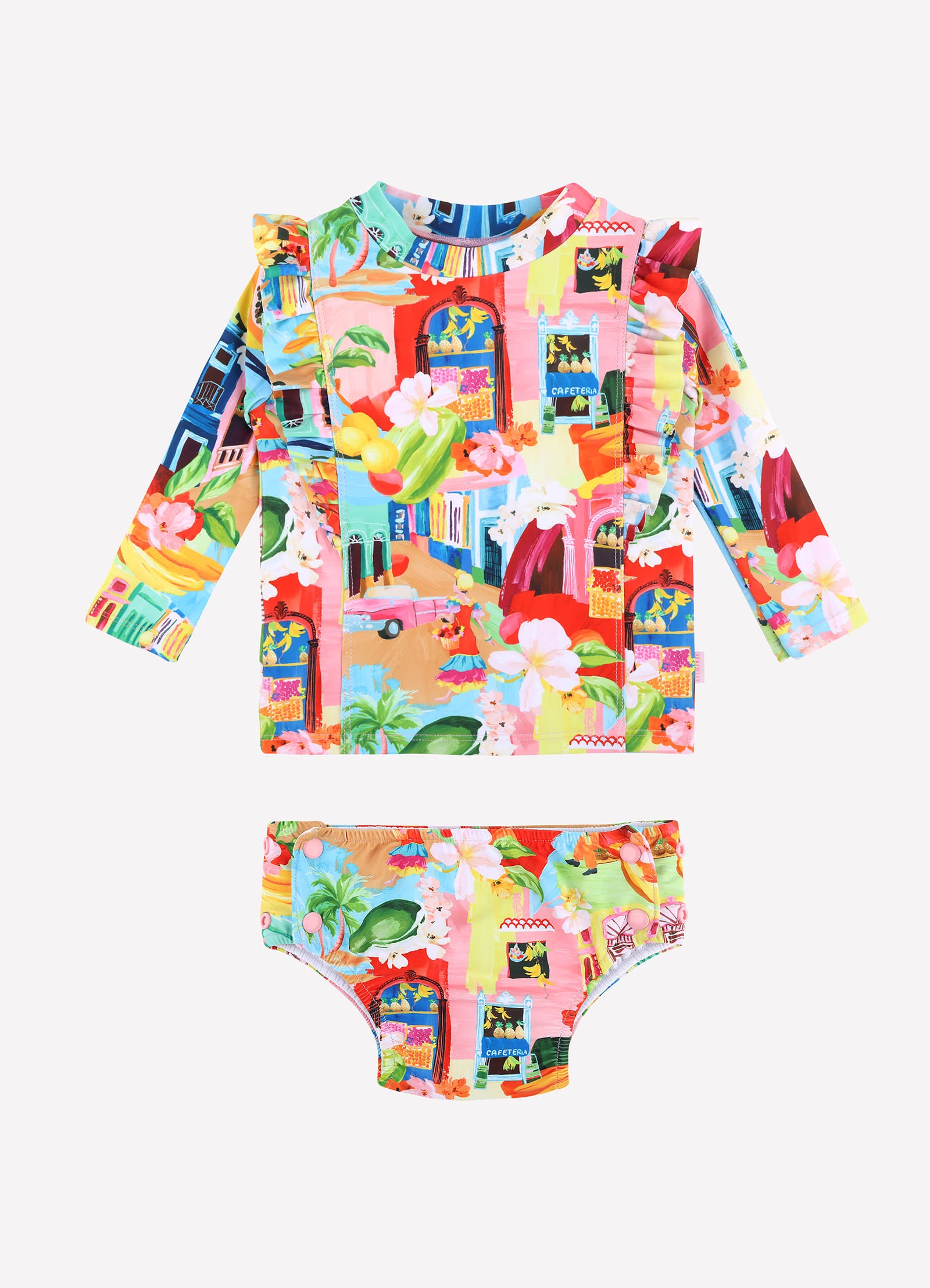 Cuba Frill Rashie Set - Cuba - Cuba view 3