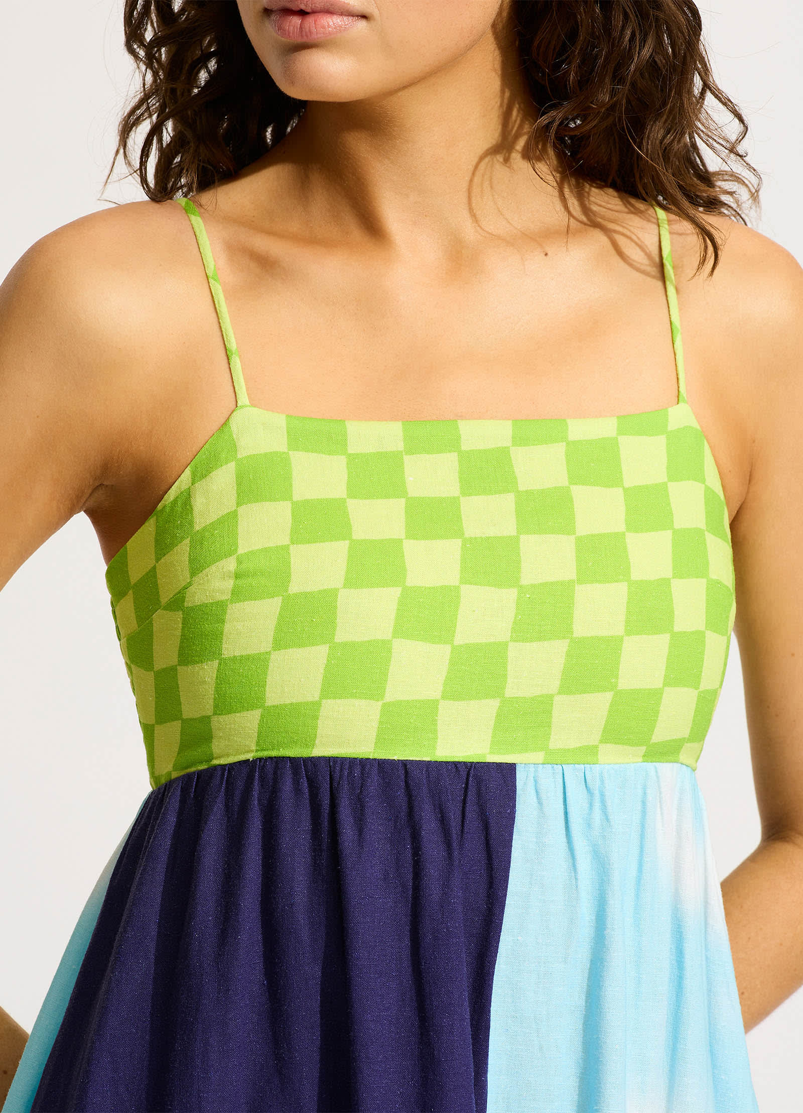 Cuba Maxi Dress - Turquoise - Turquoise view 4
