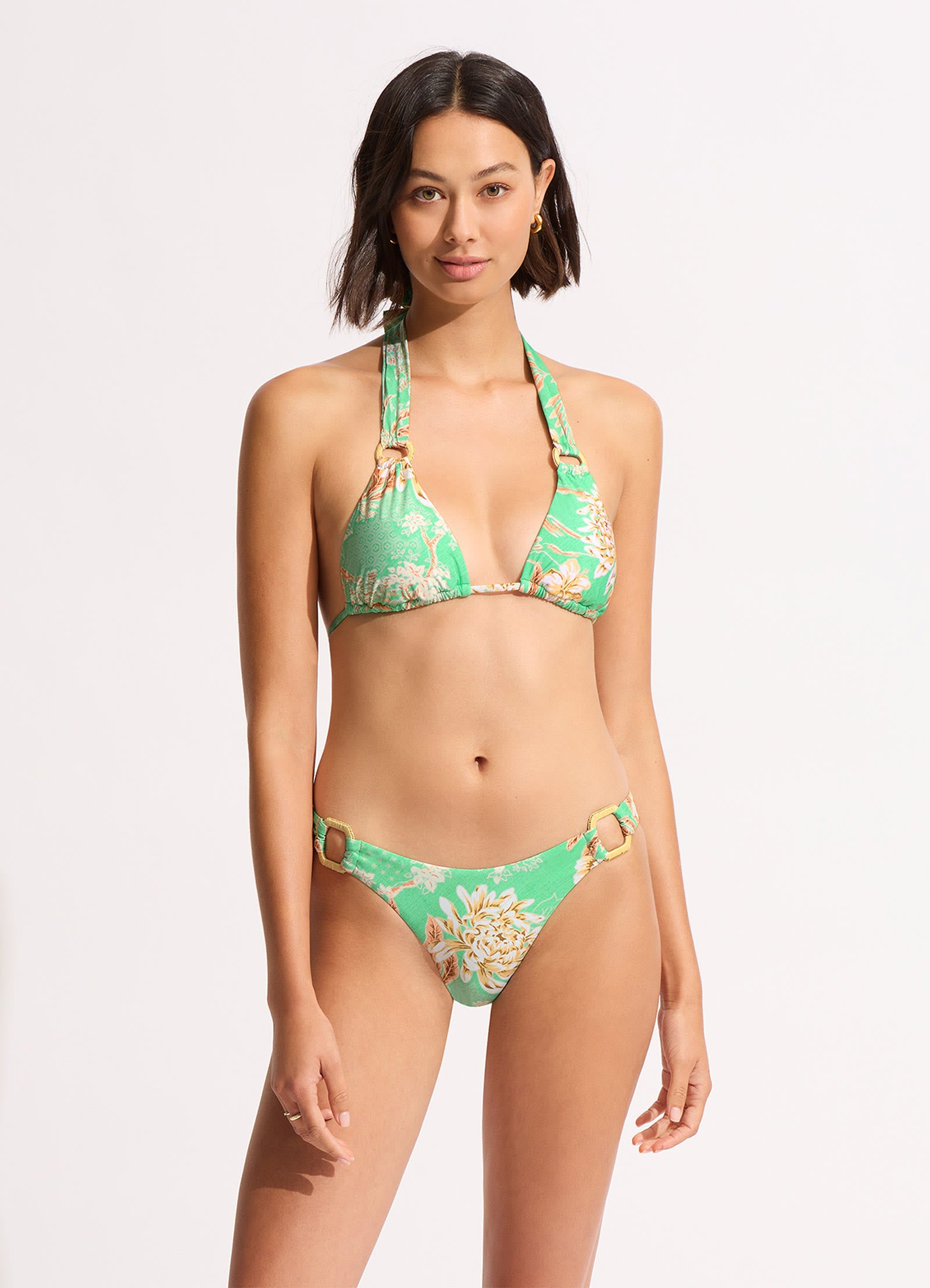 Eden Ring Side Rio Bikini Bottom - Mint - Mint