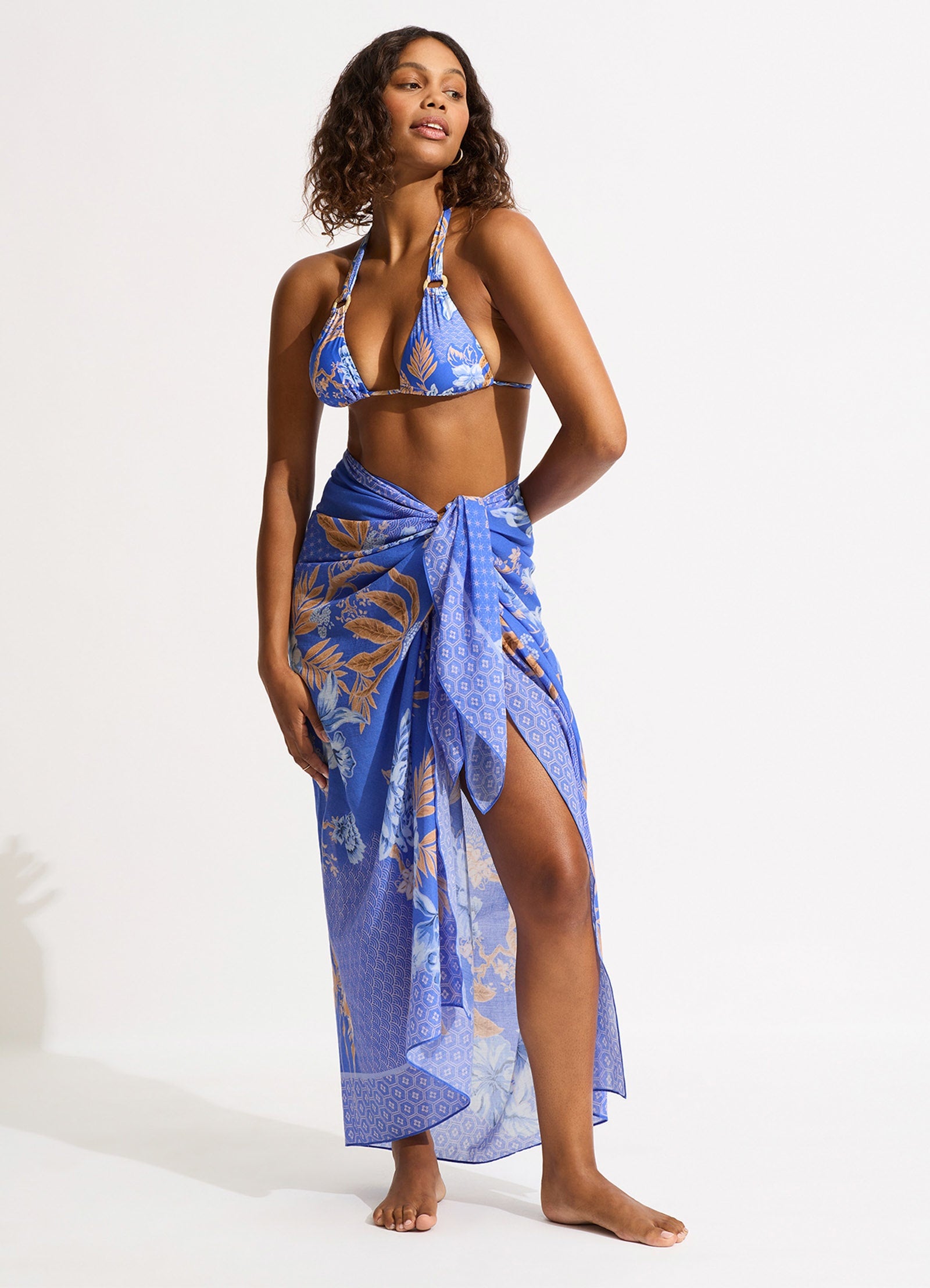 Eden Sarong - Azure - Azure