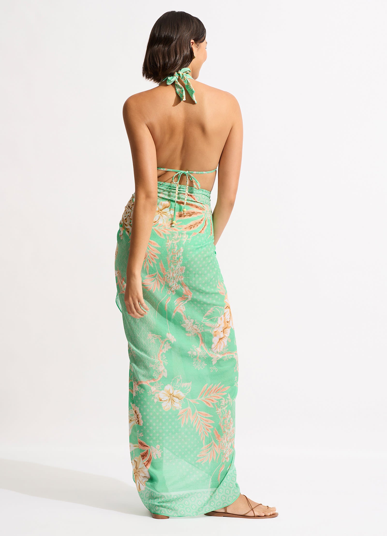 Eden Sarong - Mint - Mint view 3