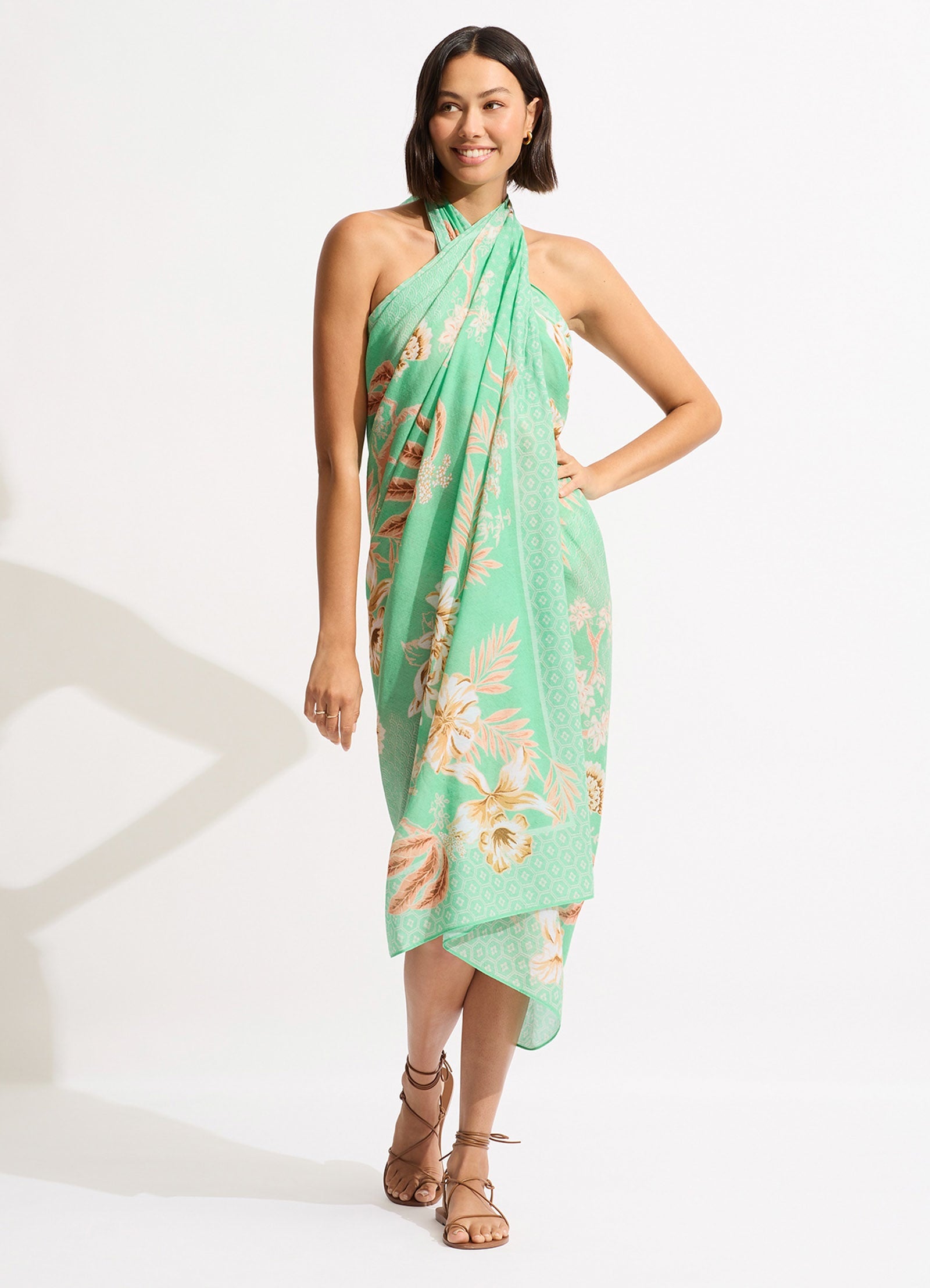 Eden Sarong - Mint - Mint view 5