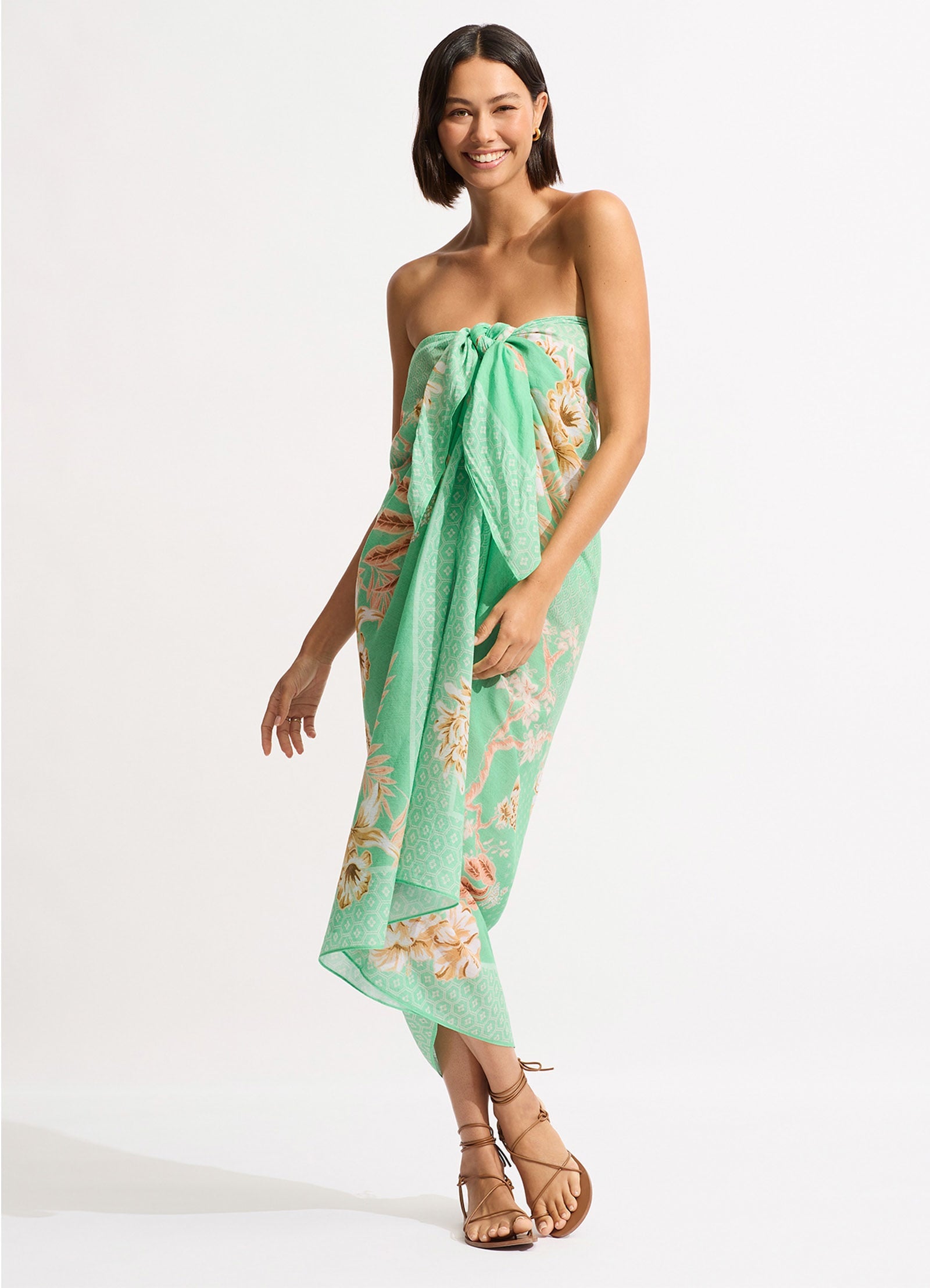 Eden Sarong - Mint - Mint view 6