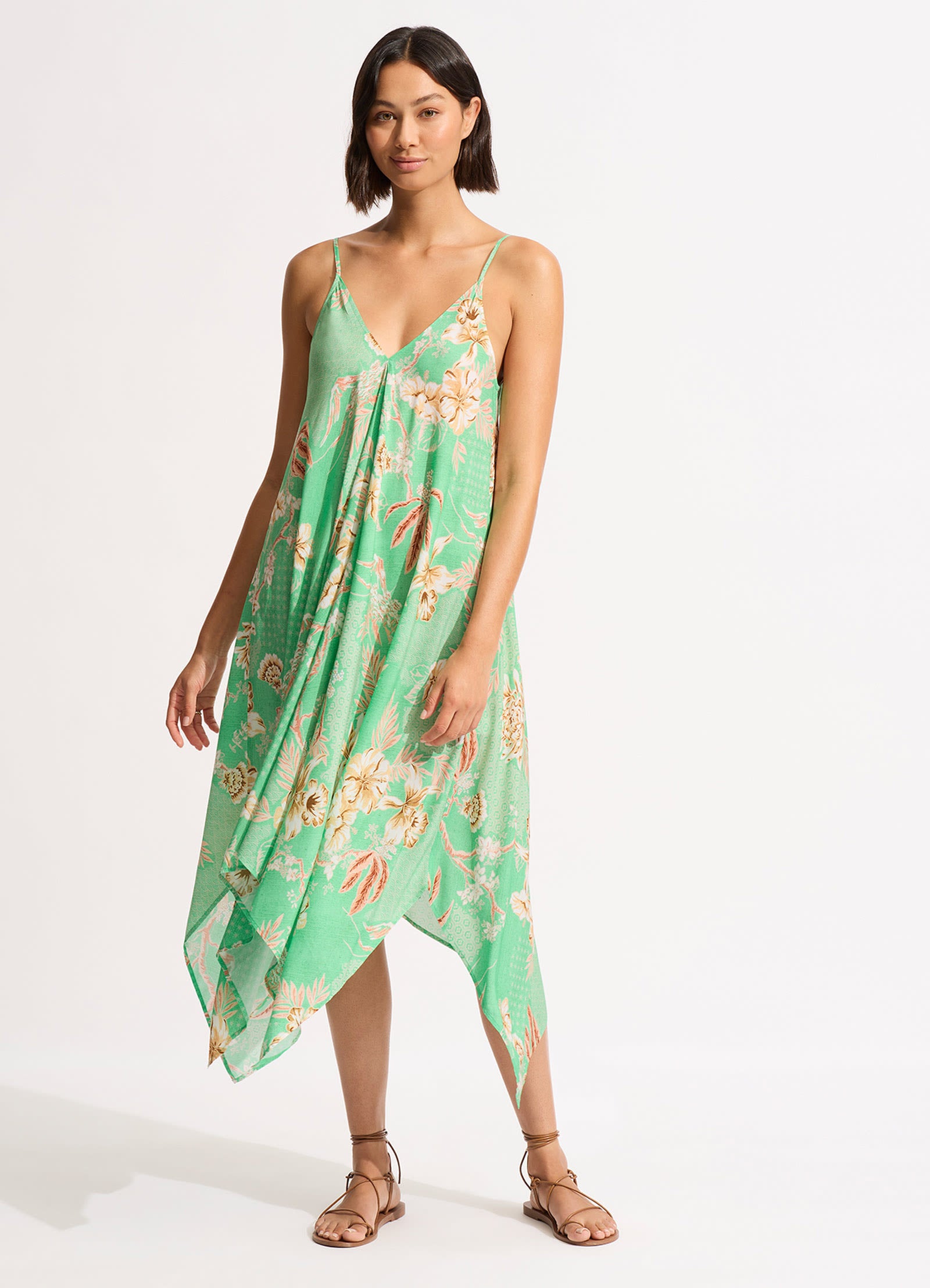 Eden Scarf Dress - Mint - Mint