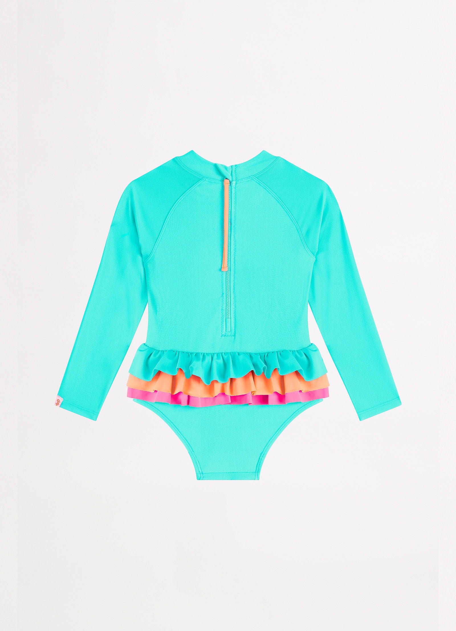 Essential Girls Colour Blocked Paddlesuit - Splash - Splash view 3