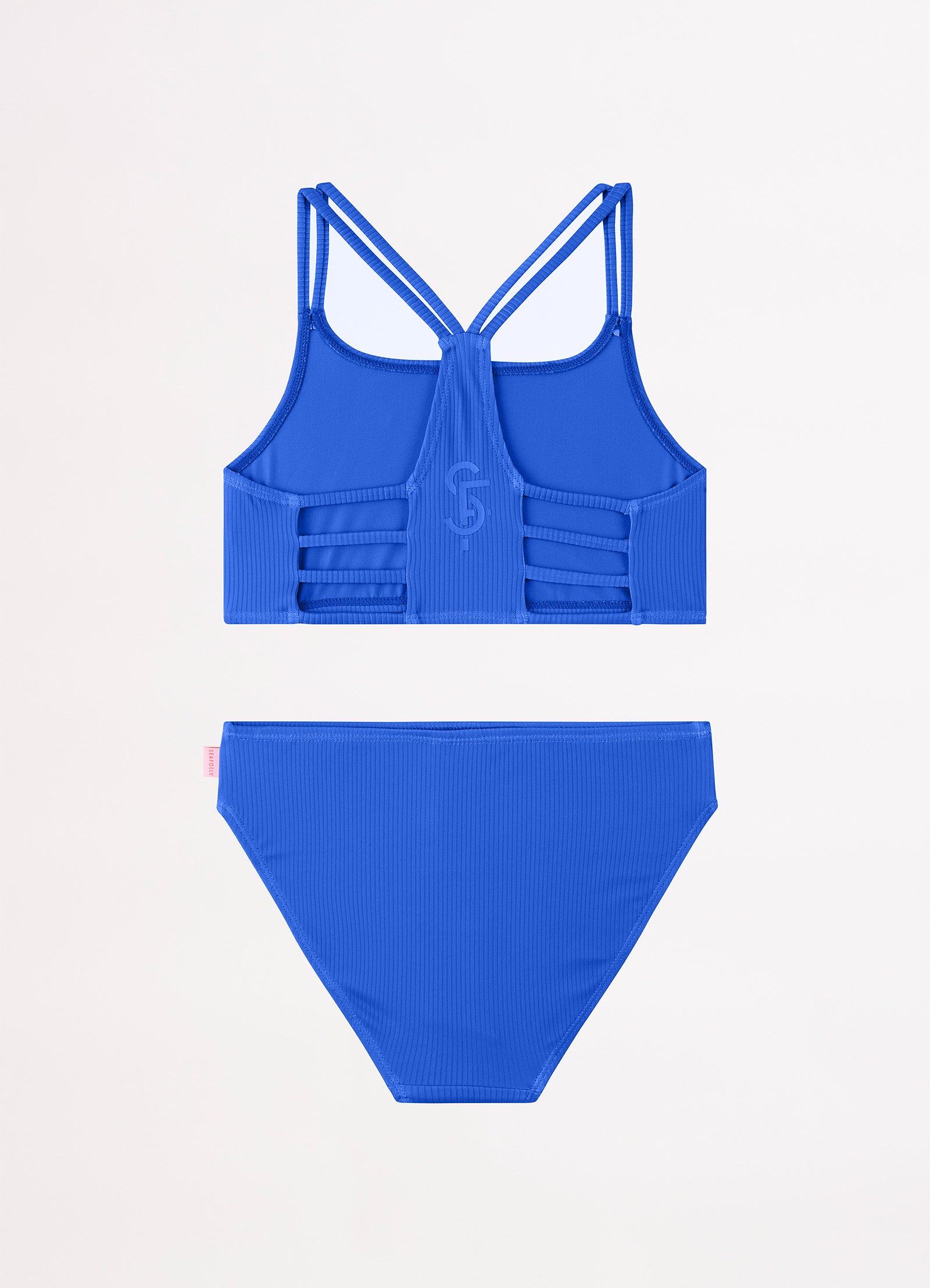 Essential Girls Multi Strap Bikini - Royal - Royal view 4
