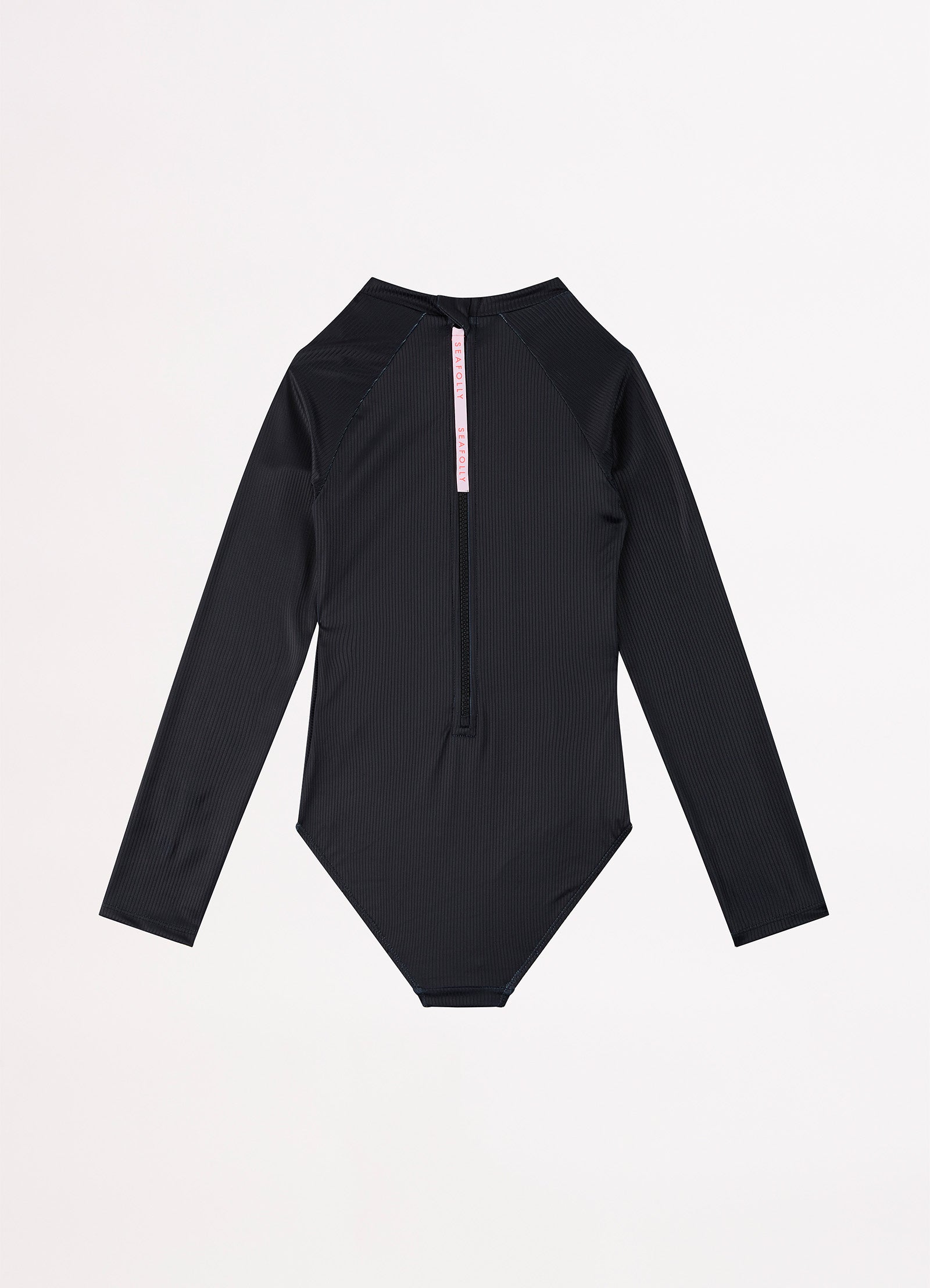 Essential Girls Panelled Paddlesuit - Black - Black view 3