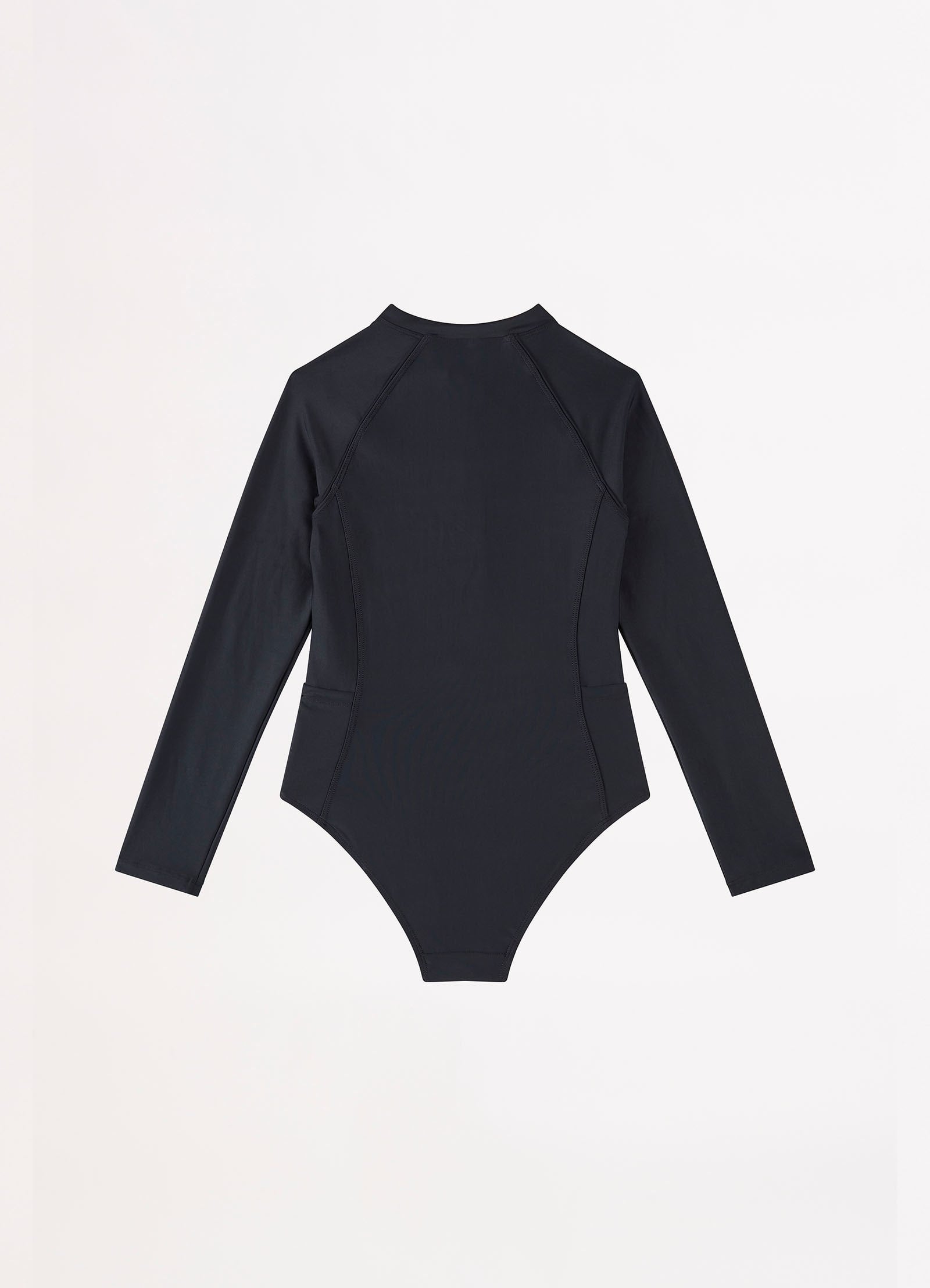 Essentials Girls Pocket Paddlesuit - Black - Black view 3