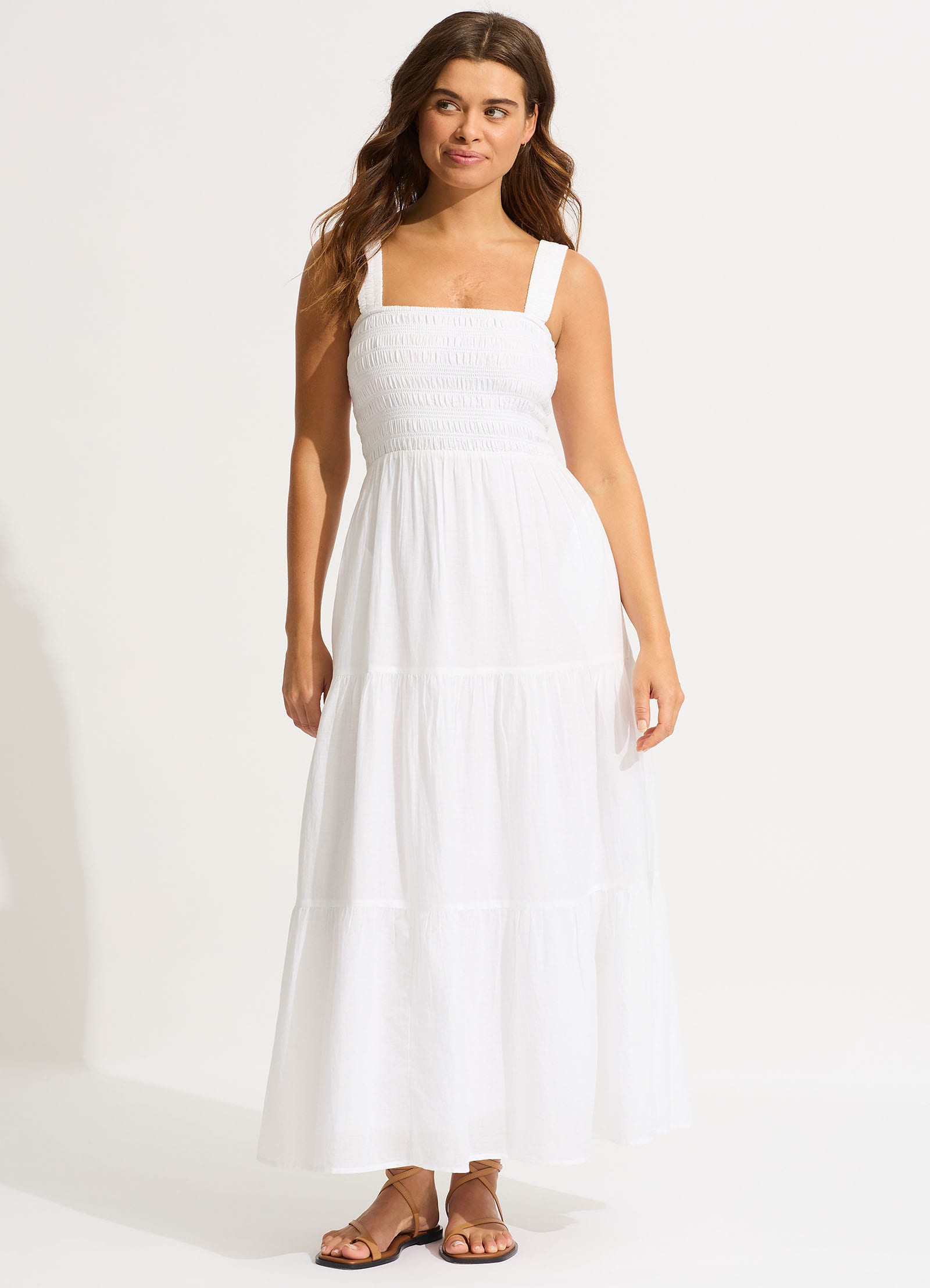 Faithful Midi - White - White