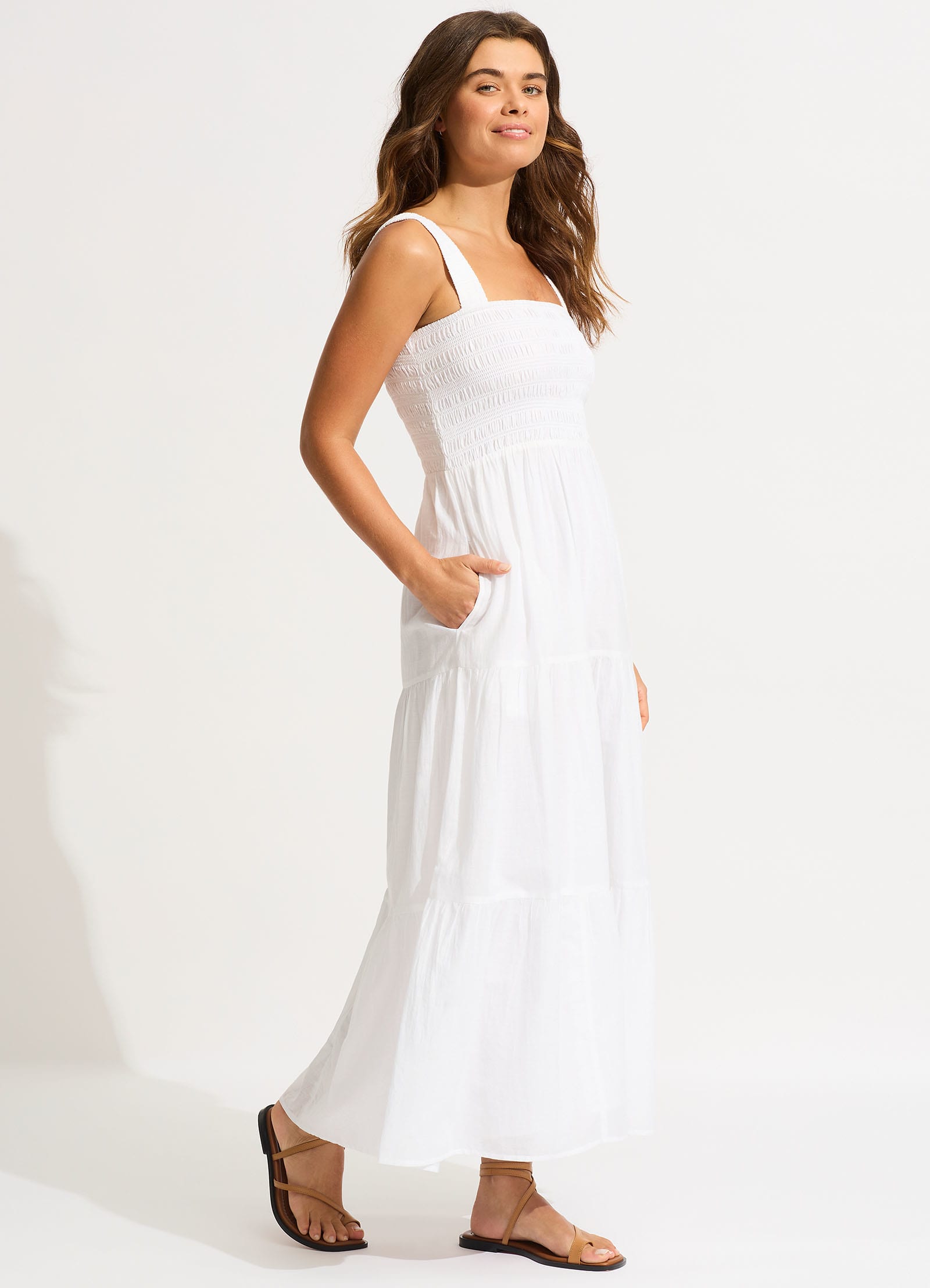 Faithful Midi - White - White view 2