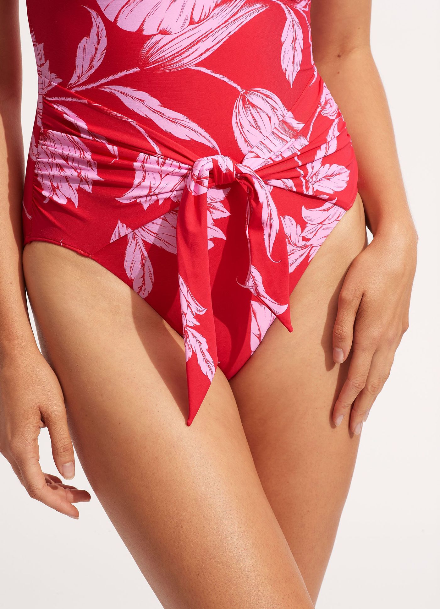 Fleur de Bloom DD Bandeau One Piece - Chilli Red - Chilli Red view 5