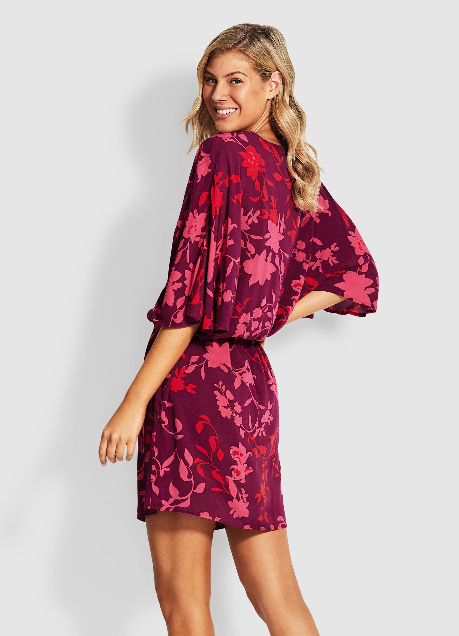 Florence Kaftan - Boysenberry - Boysenberry view 3