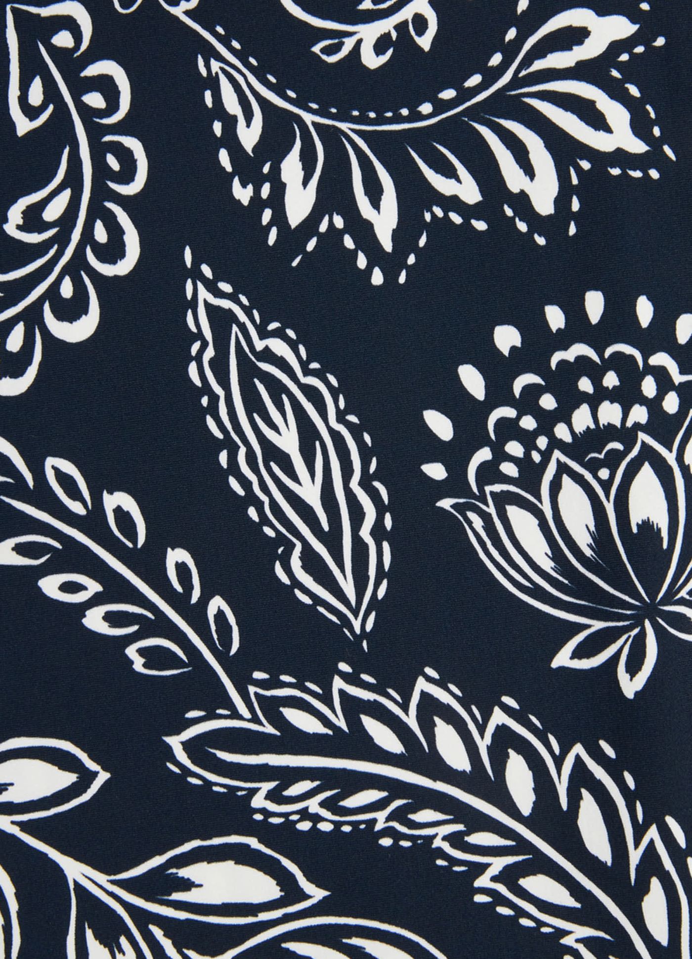 Folklore F Cup Halter Bikini Top - True Navy - True Navy view 6