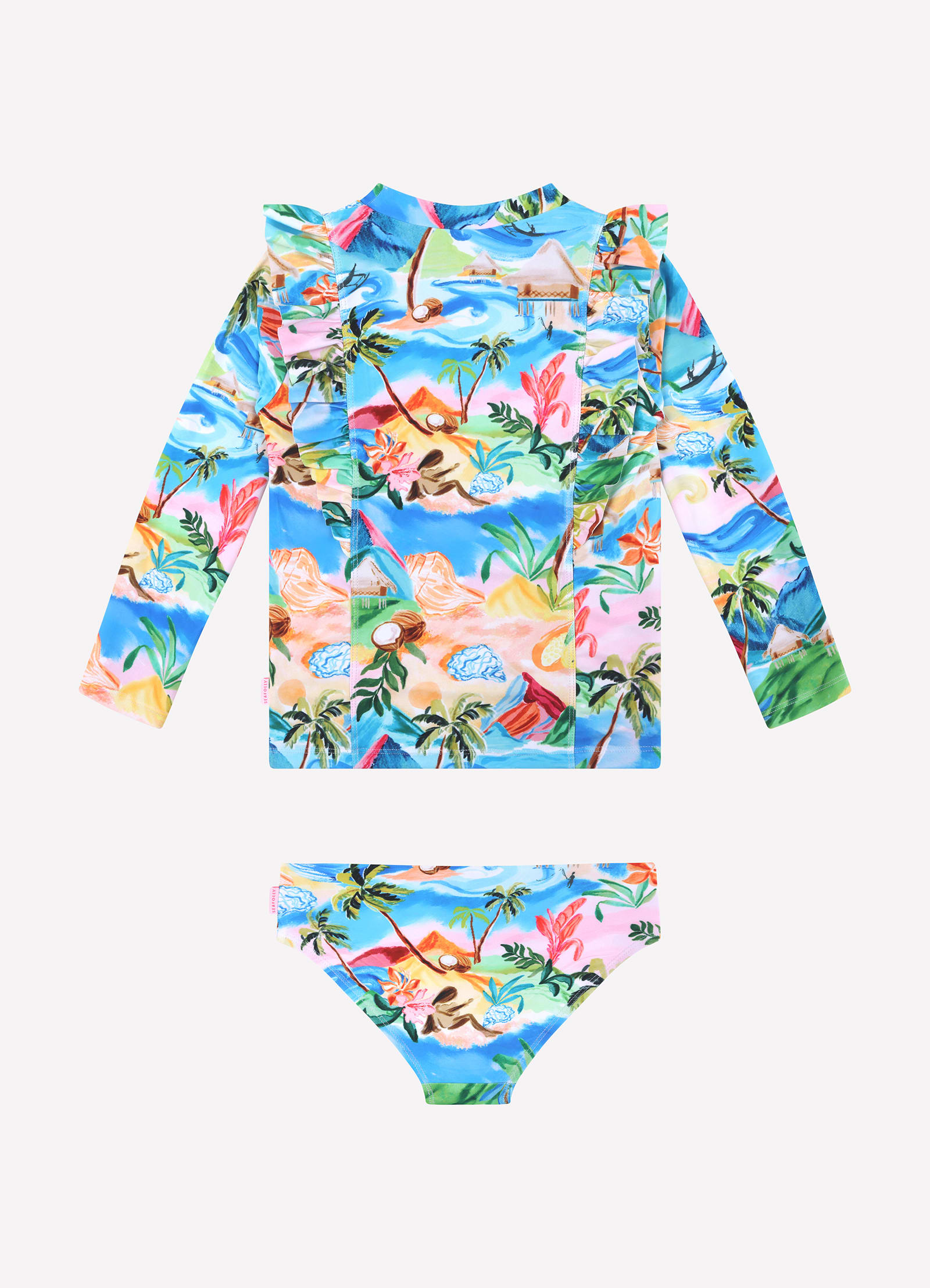Frill Rashie Set - South Pacific - South Pacific view 2