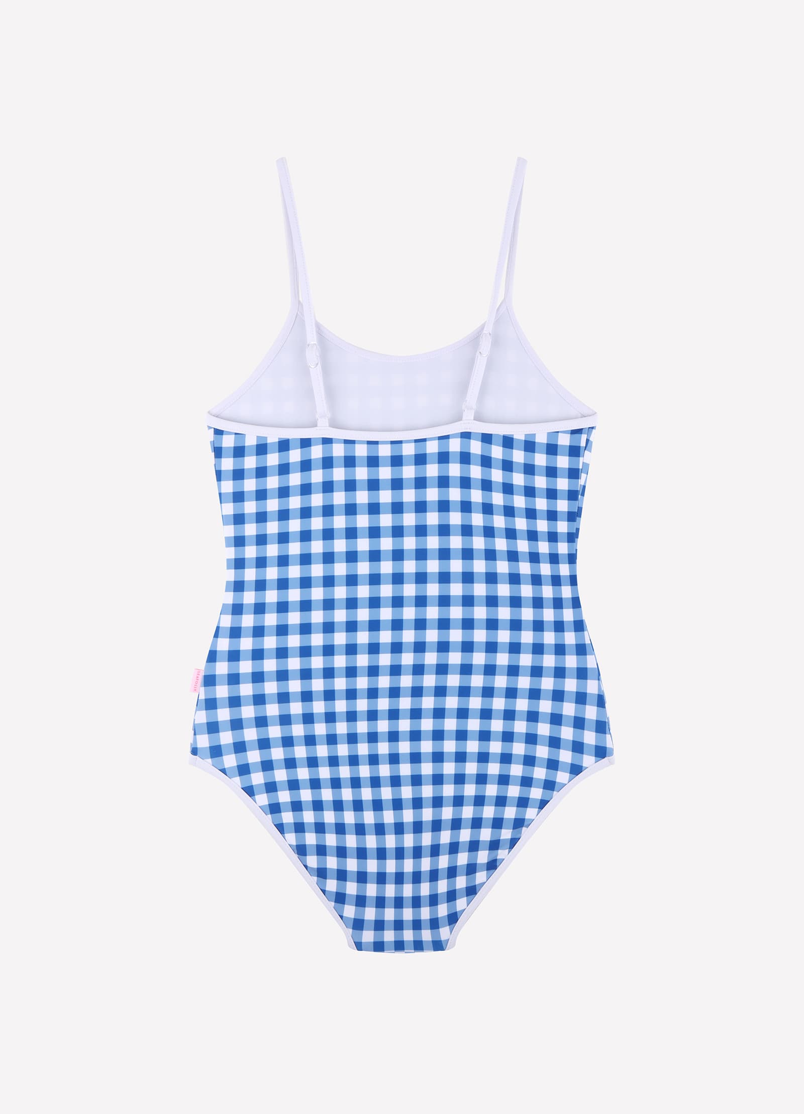 Gingham One Piece - Blue Lottie - Blue Lottie view 4