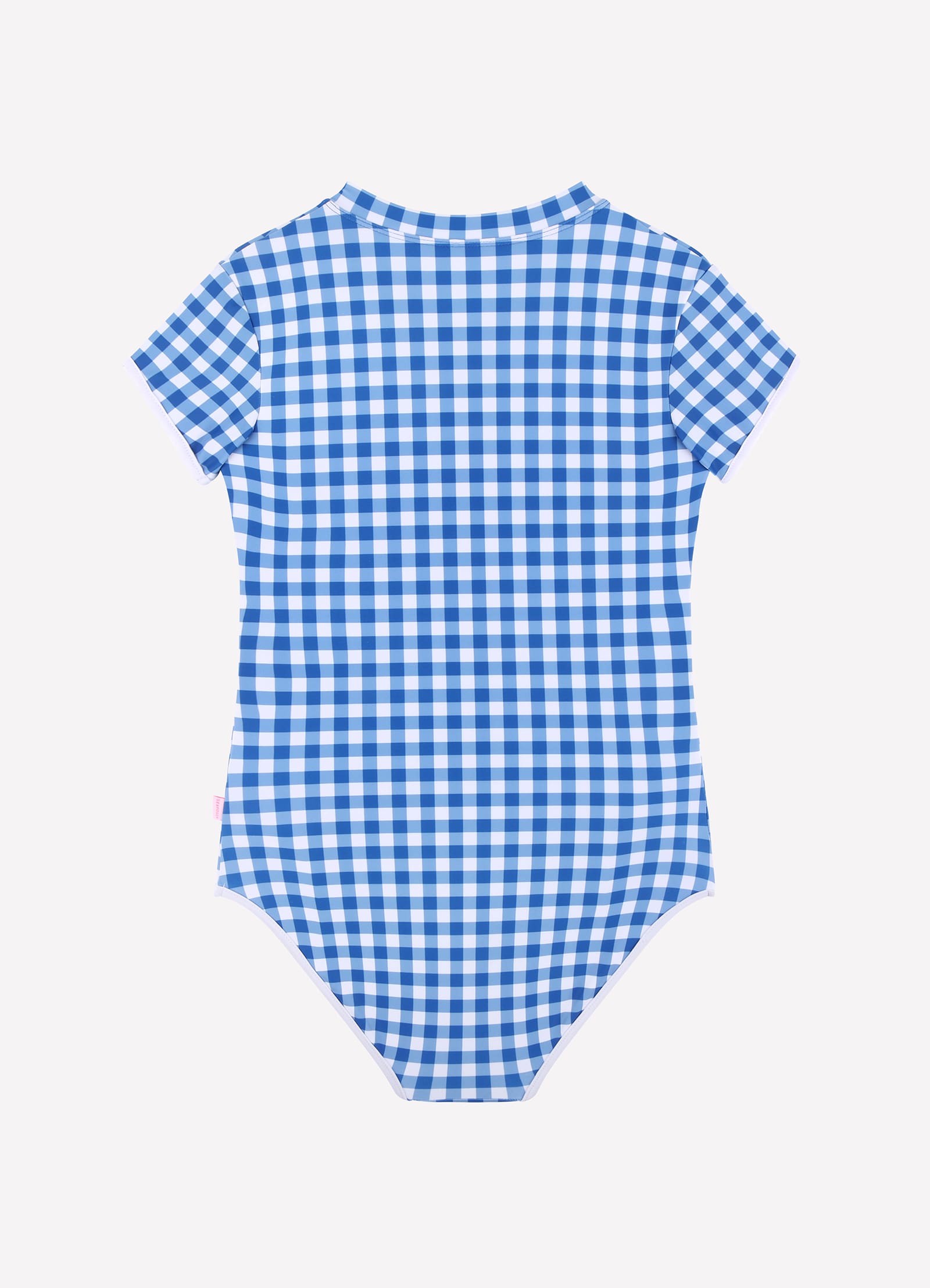 Gingham Paddlesuit - Blue Lottie - Blue Lottie view 3