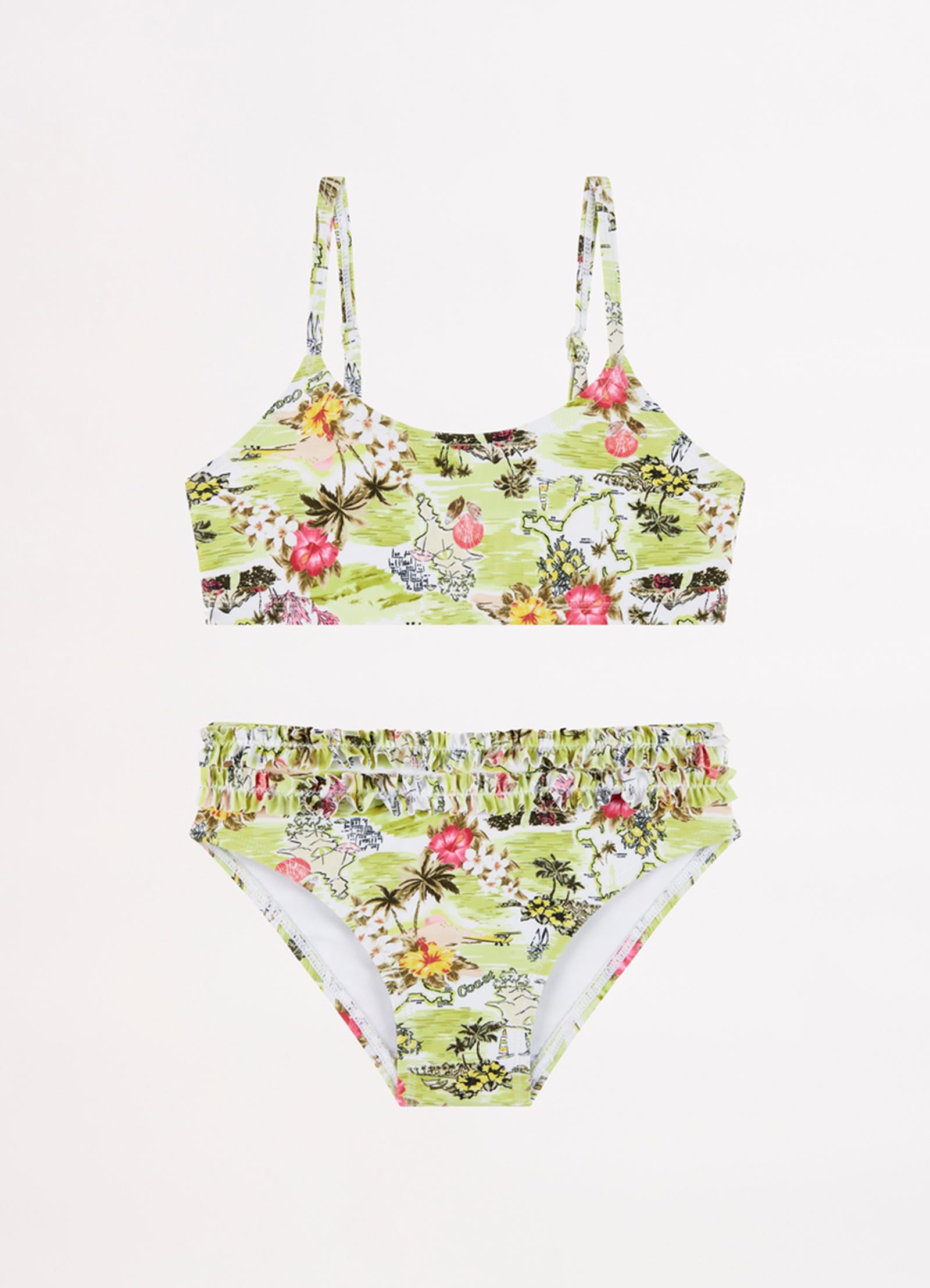 Girls Coast To Coast Bikini Set  - Lime Coast - LimeCoast view 2