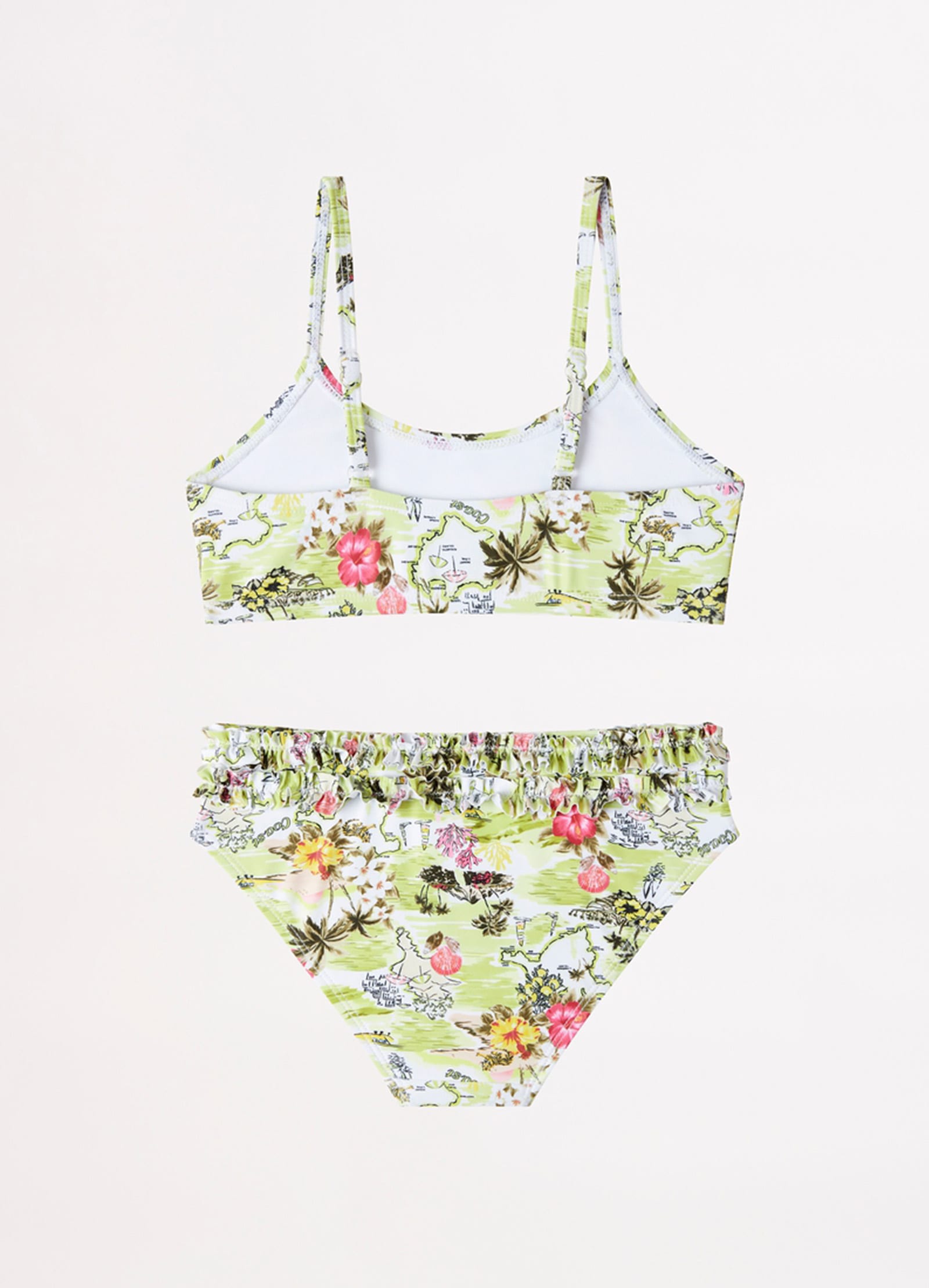 Girls Coast To Coast Bikini Set  - Lime Coast - LimeCoast view 3