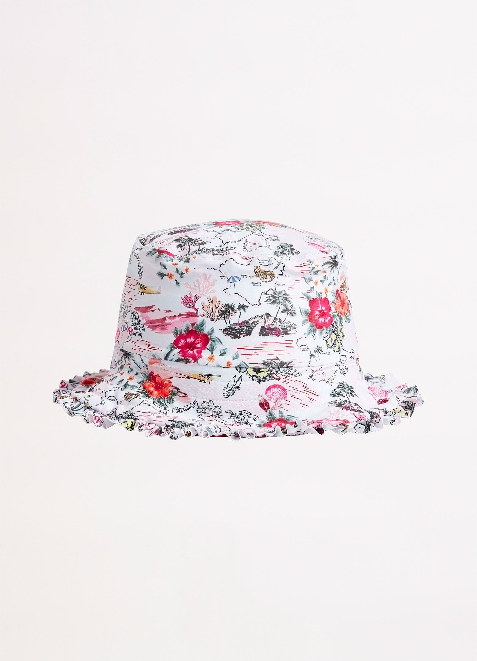 Girls Coast To Coast Bucket Hat - Pink Coast - PinkCoast