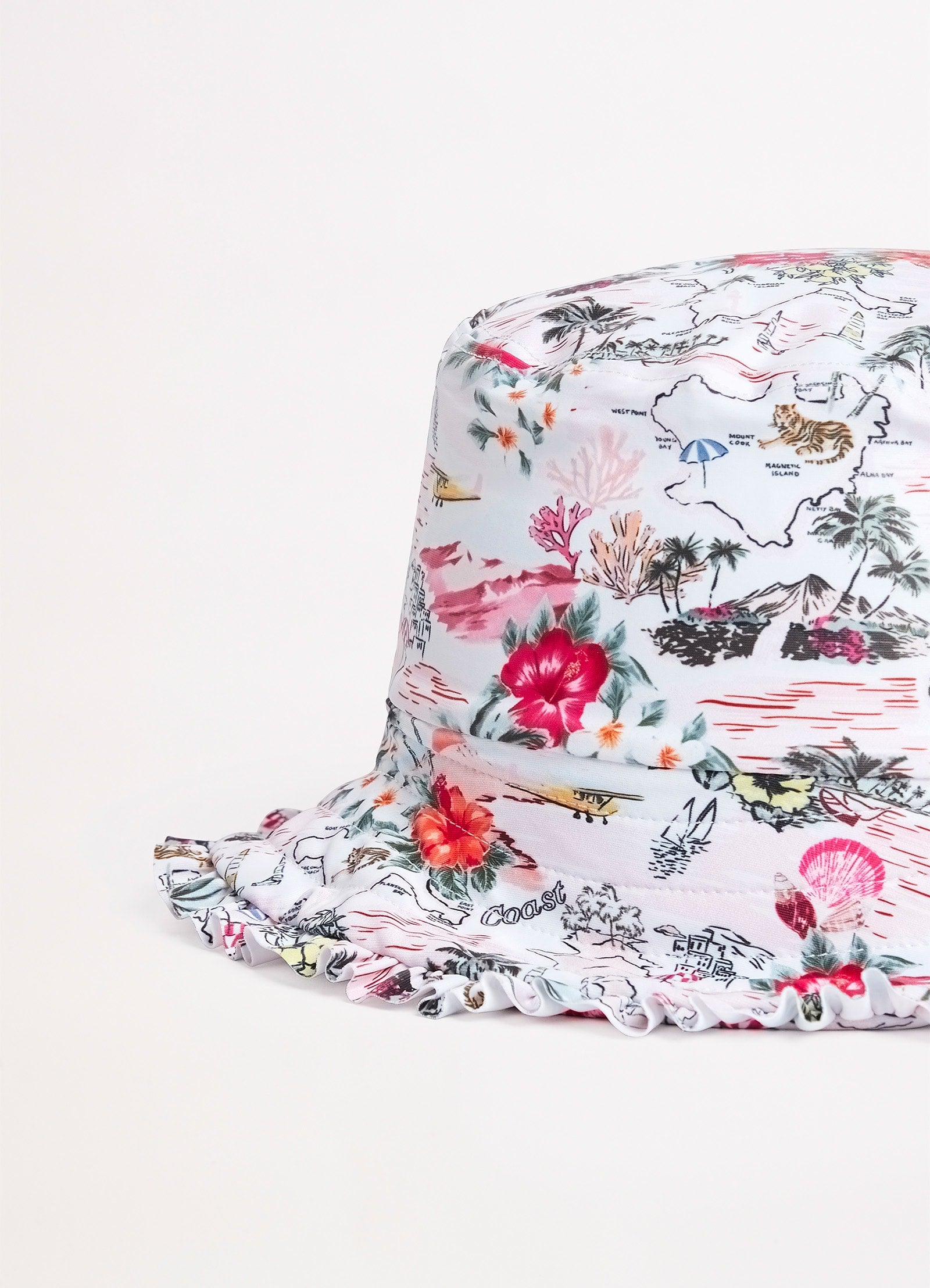 Girls Coast To Coast Bucket Hat  - Pink Coast - PinkCoast view 3
