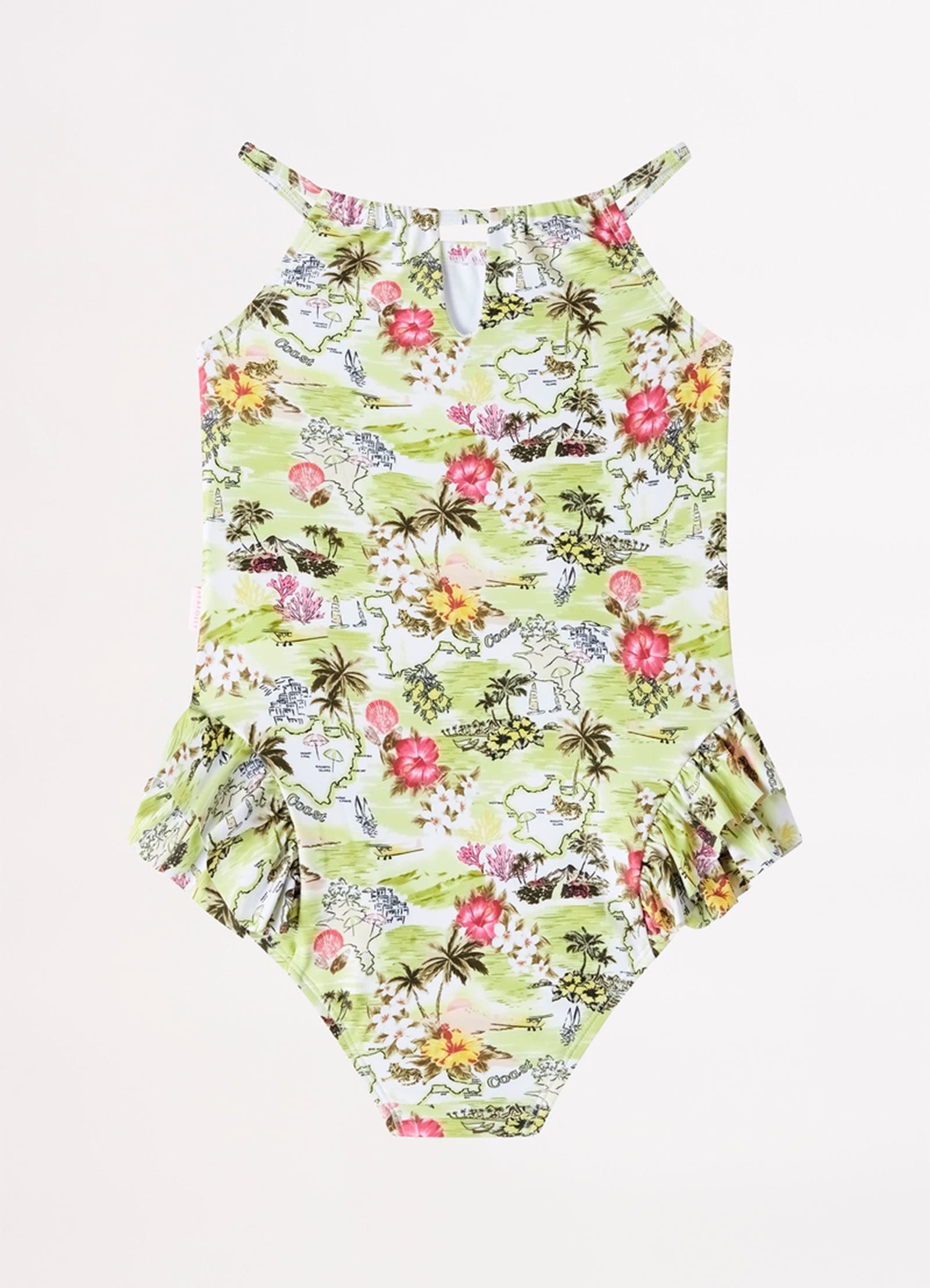 Girls Coast To Coast Halter Neck One  - Lime Coast - LimeCoast view 4