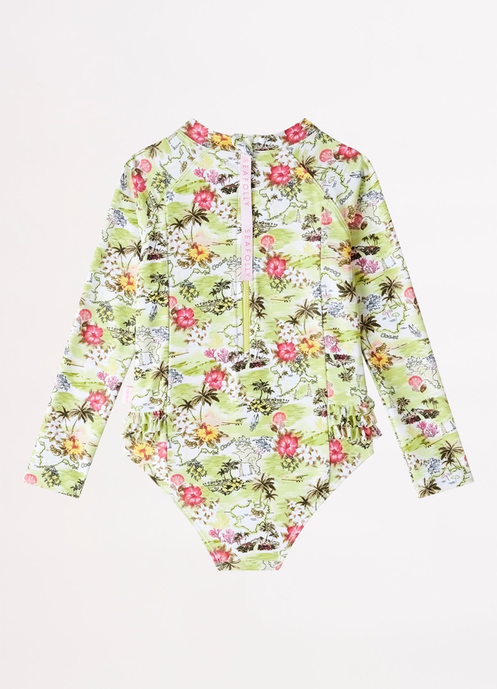 Girls Coast To Coast Paddlesuit  - Lime Coast - LimeCoast view 4