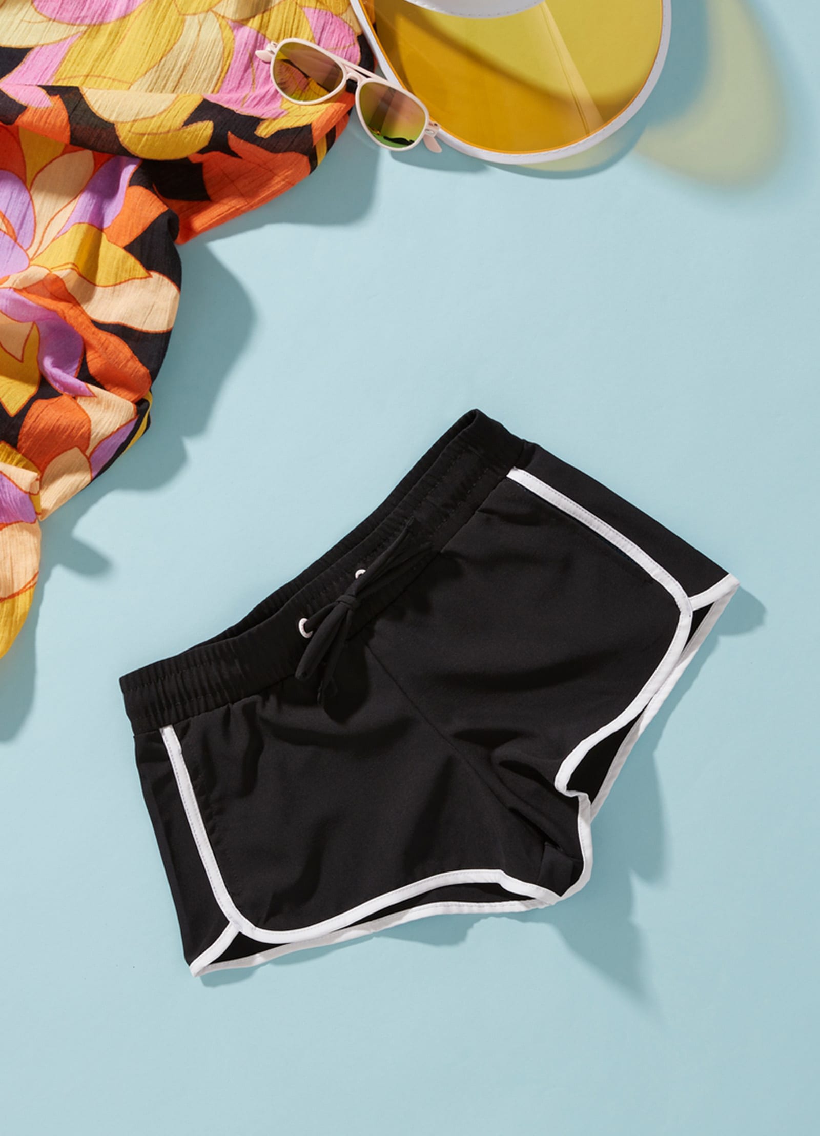 Girls Essential Board Short - Black - Black