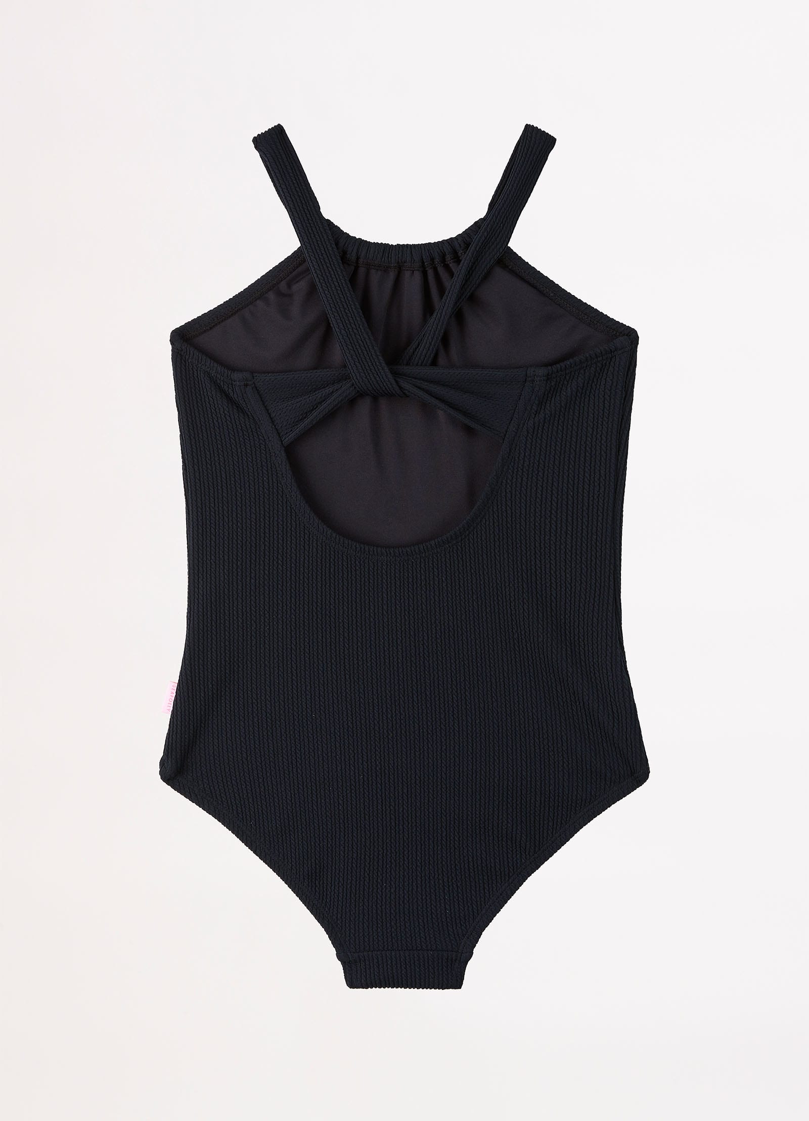Girls Essential Crossback One Piece - Black - Black view 2