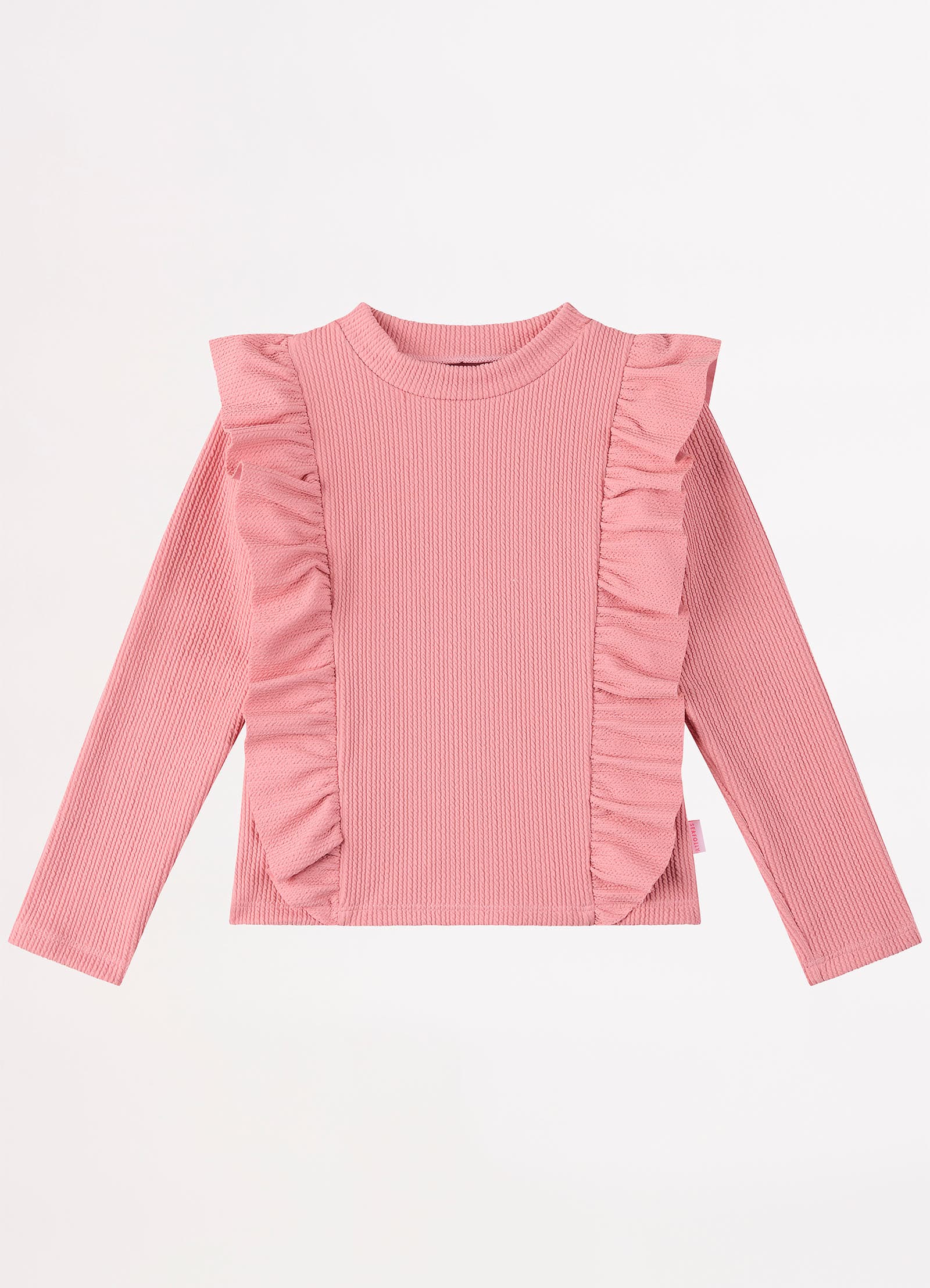 Girls Essential Rash Shirt  - Rose - Rose