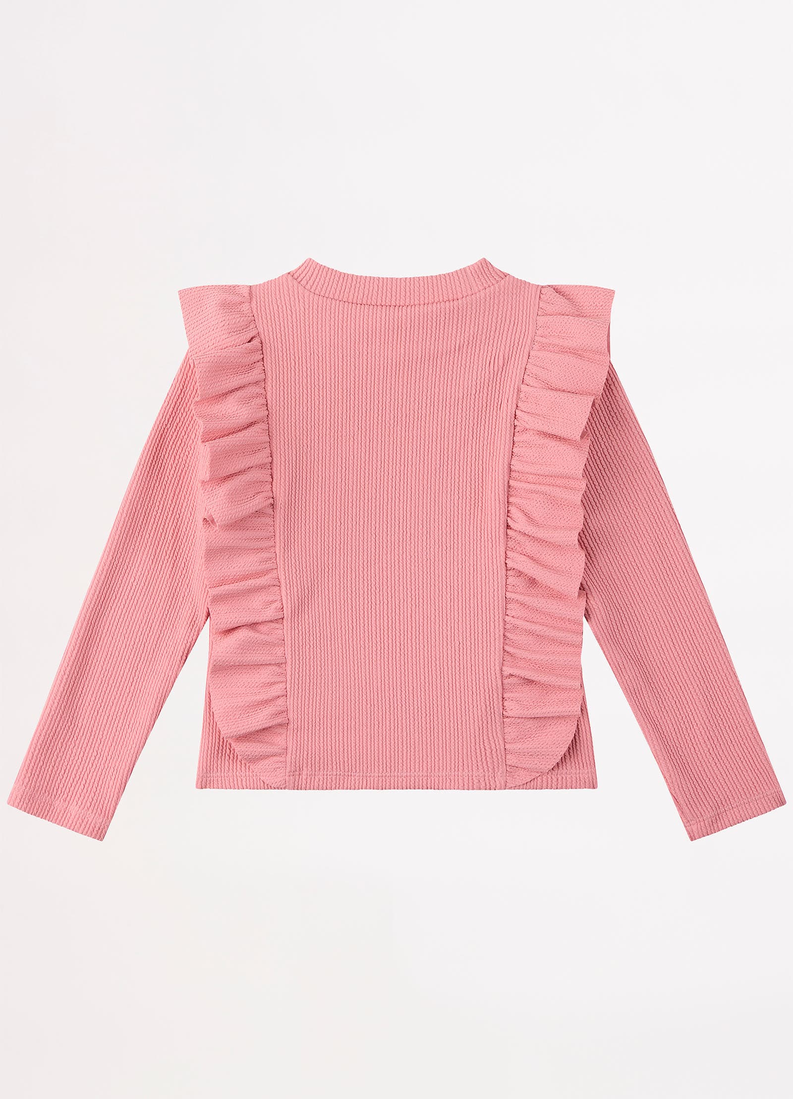 Girls Essential Rash Shirt  - Rose - Rose view 2