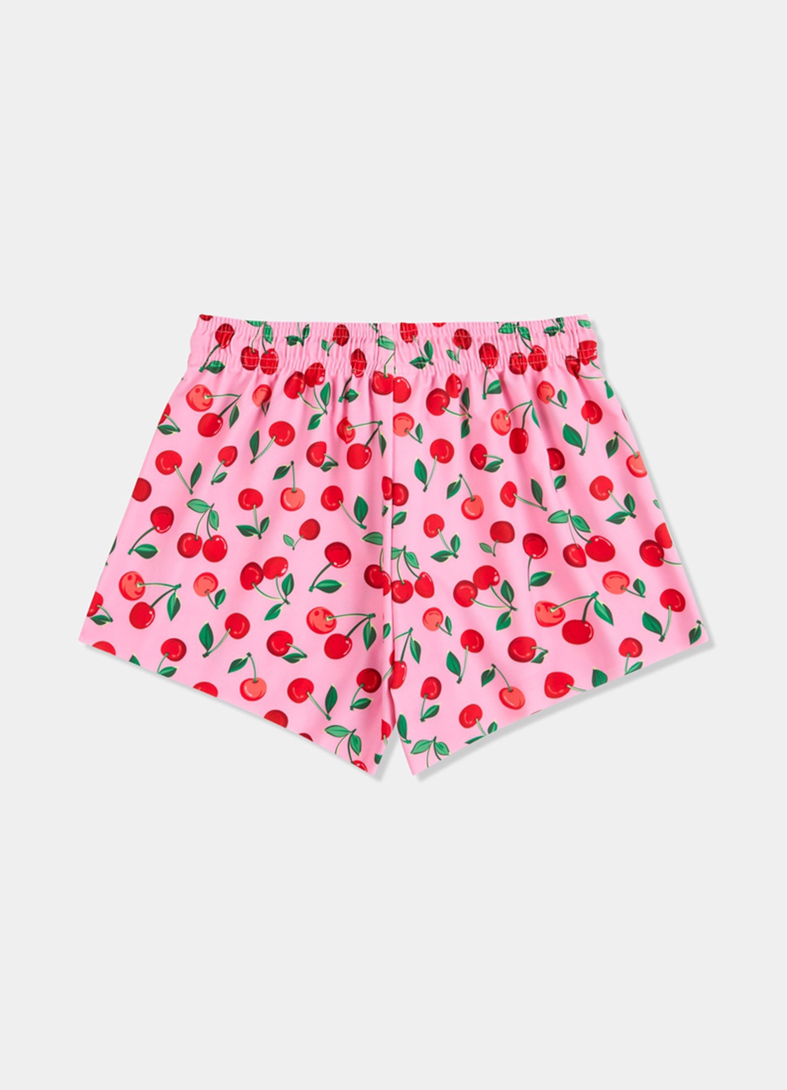 Girls Fluted Swim Short - Cherry - Cherry view 2