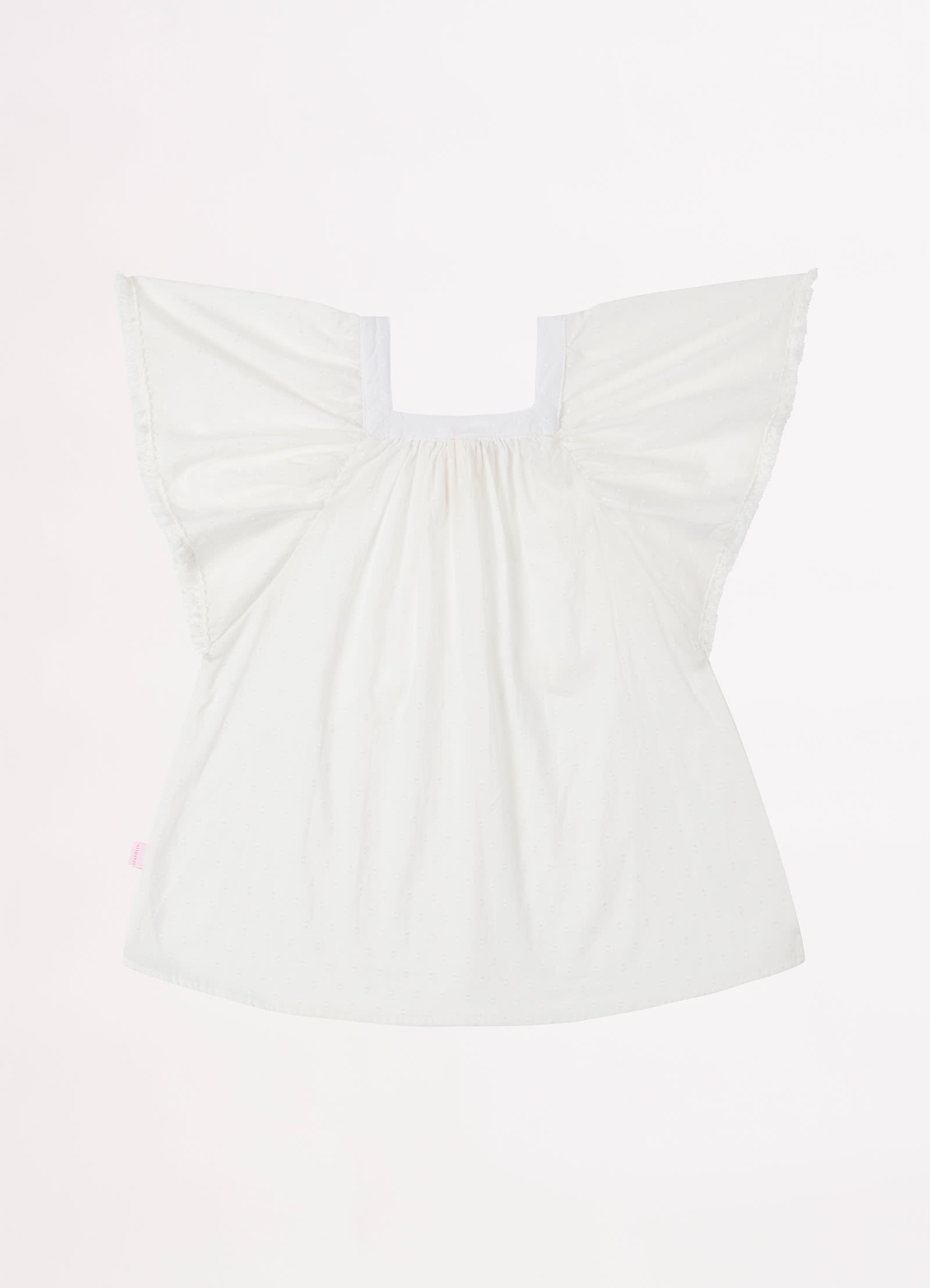 Girls Kaftan  - White - White view 2
