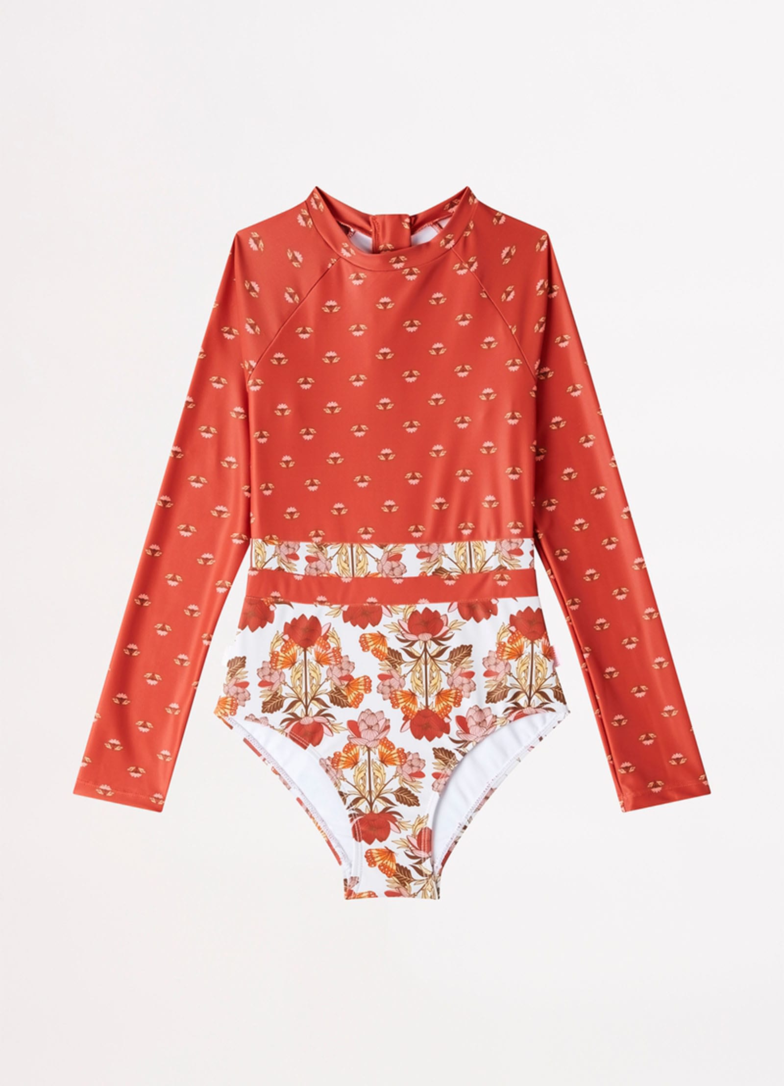 Girls Papillon Splice Paddlesuit  - Papillon - Papillon view 3