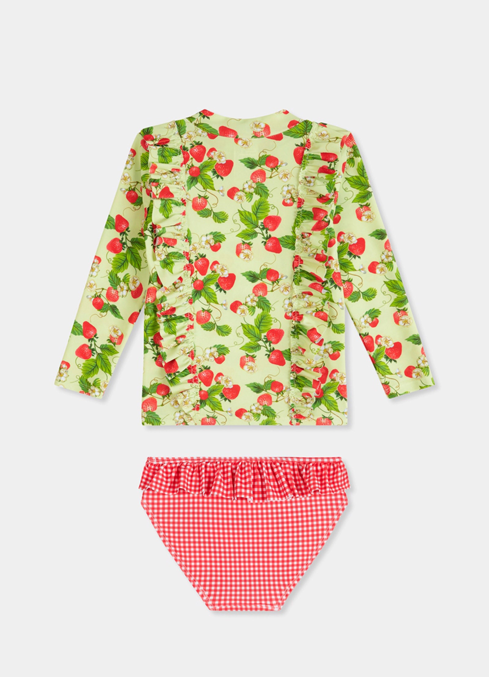 Girls Ruffle Surf Set - Sundae - Sundae view 2