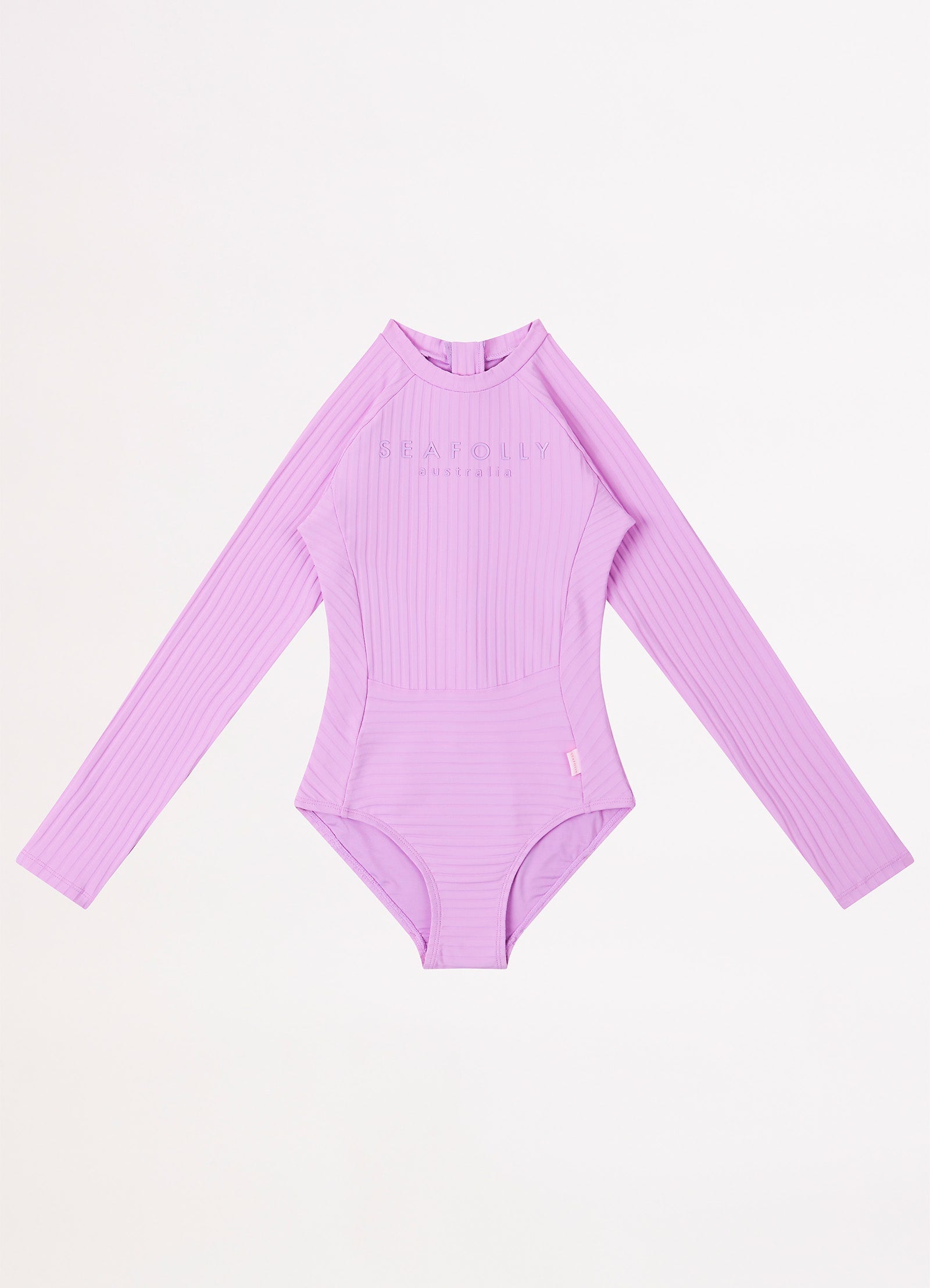 Girls Summer Essential Panelled Paddlesuit  - Violet - Violet view 2