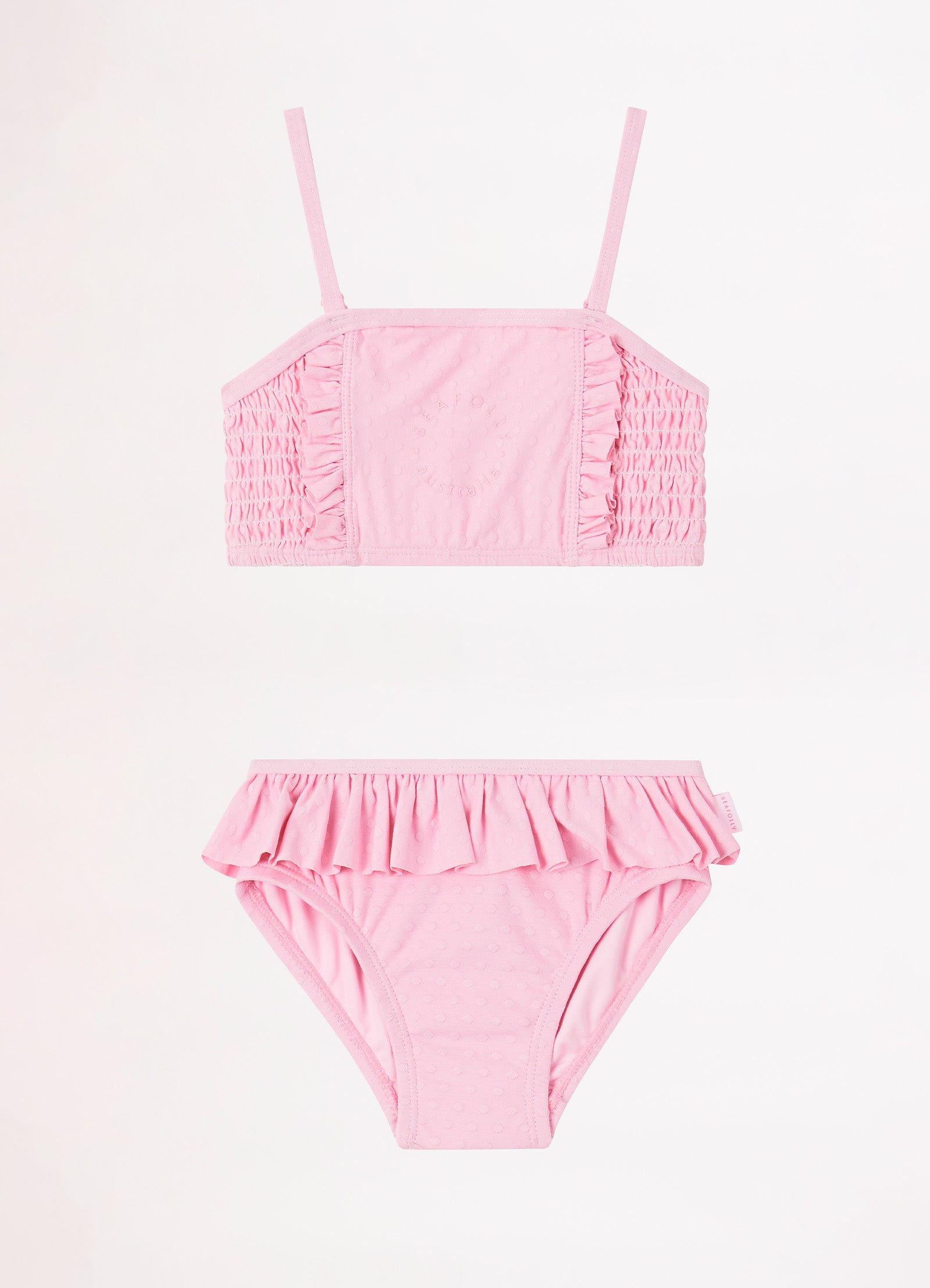 Girls Summer Essential Square Neck Bikini  - Sweet Lilac - Sweet Lilac view 2