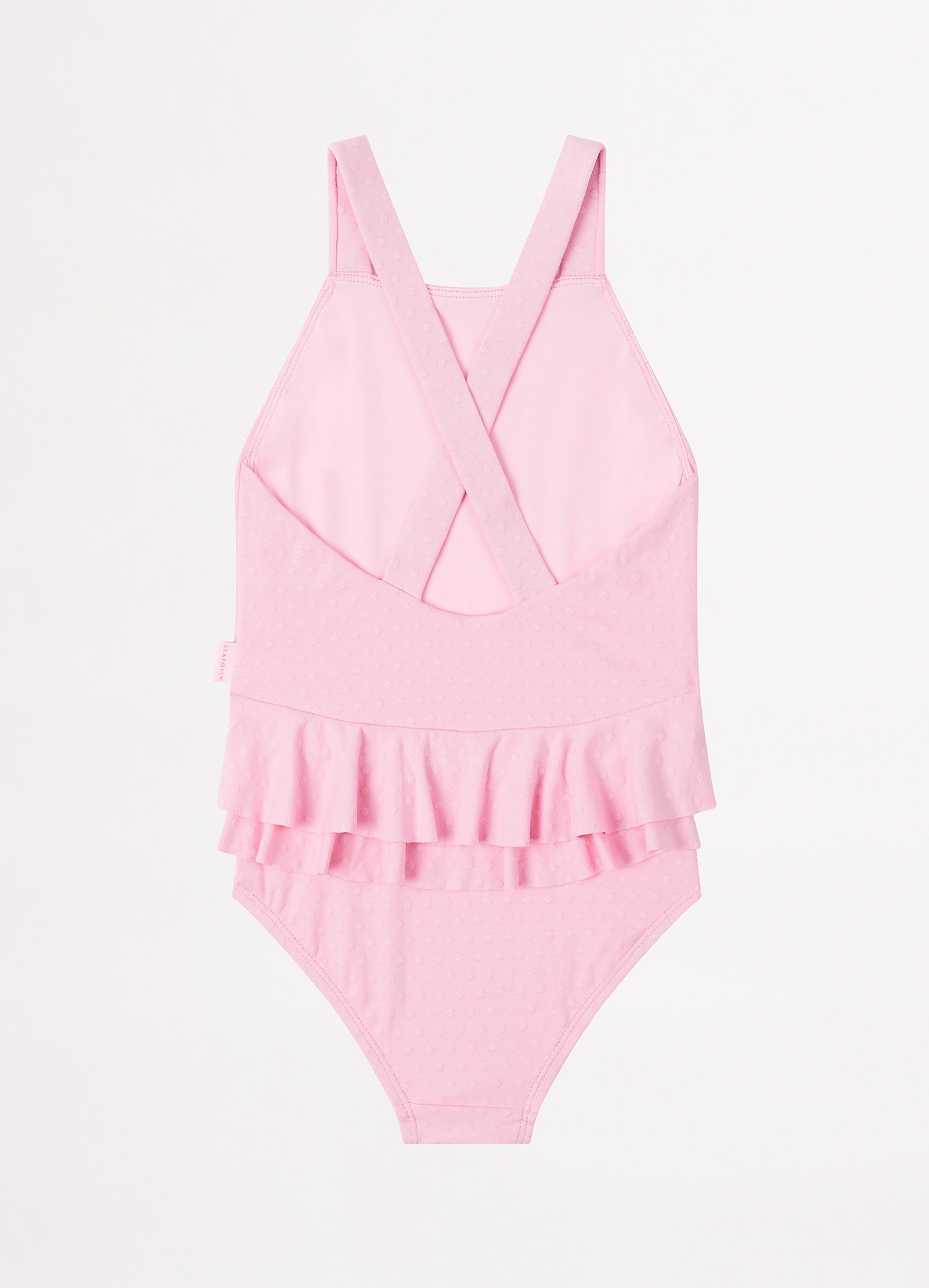 Girls Summer Essential Square Neck One Piece - Sweet Lilac - Sweet Lilac view 3
