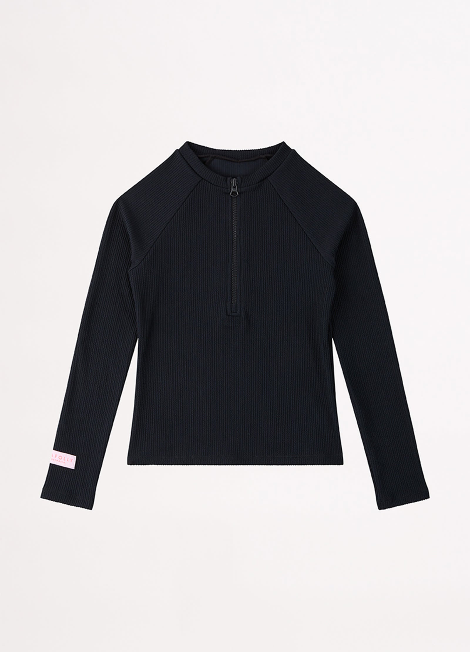 Girls Summer Essentials Long Sleeve Rashie - Black - Black