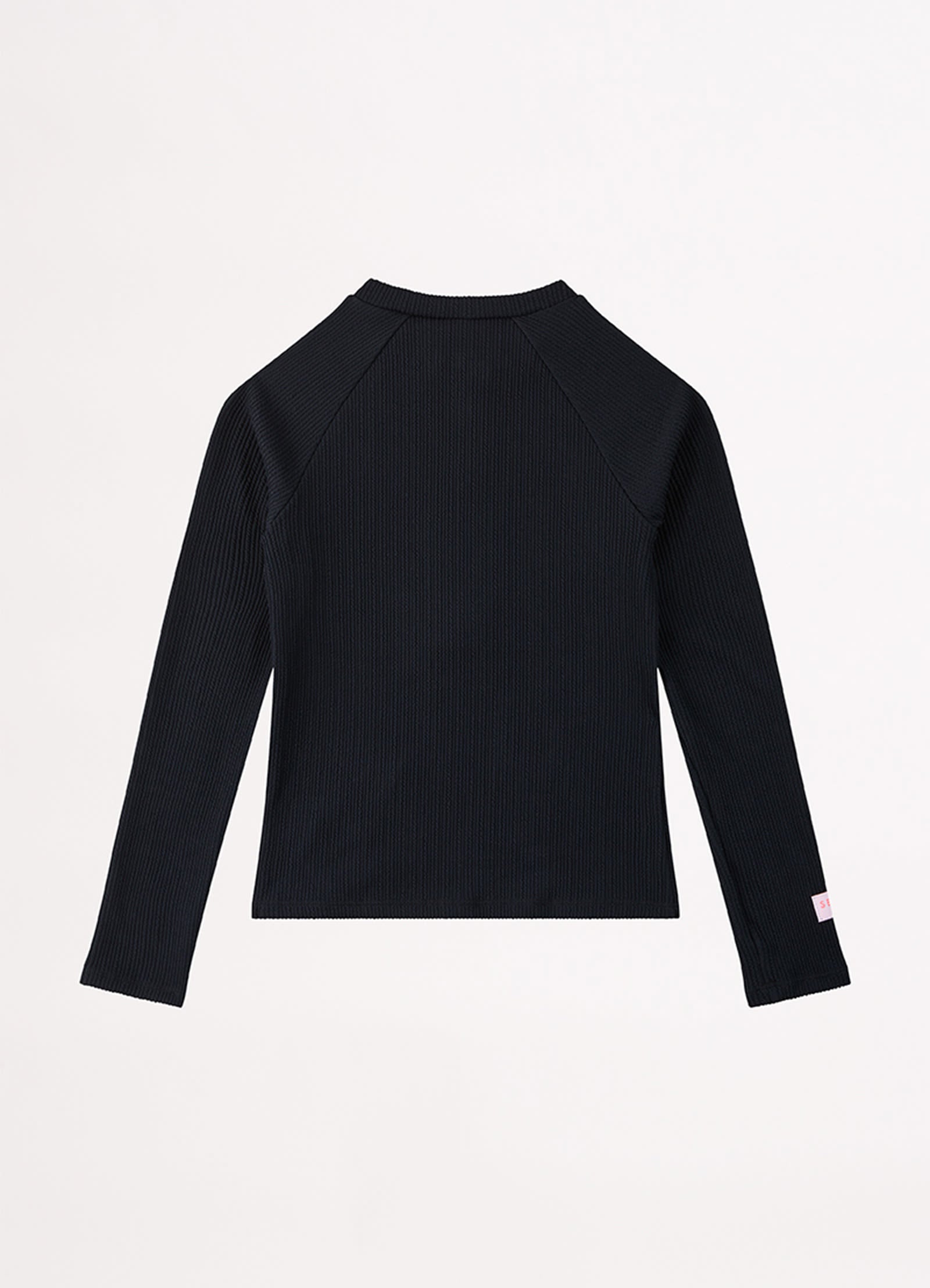 Girls Summer Essentials Long Sleeve Rashie  - Black - Black view 2