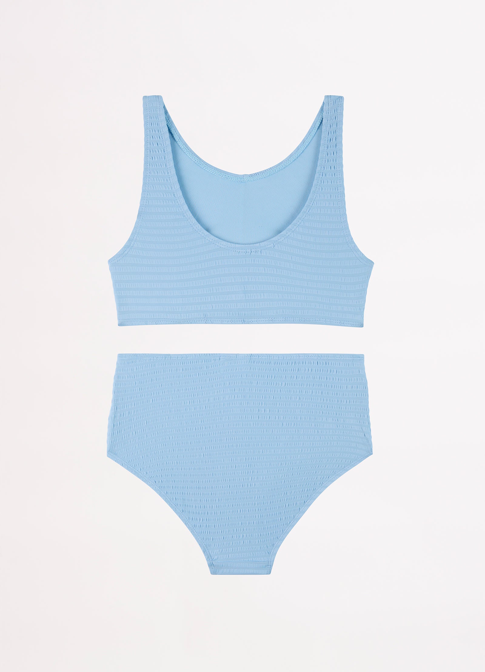 Girls Summer Vacay Bikini Set - Powder Blue - PowderBlue view 2