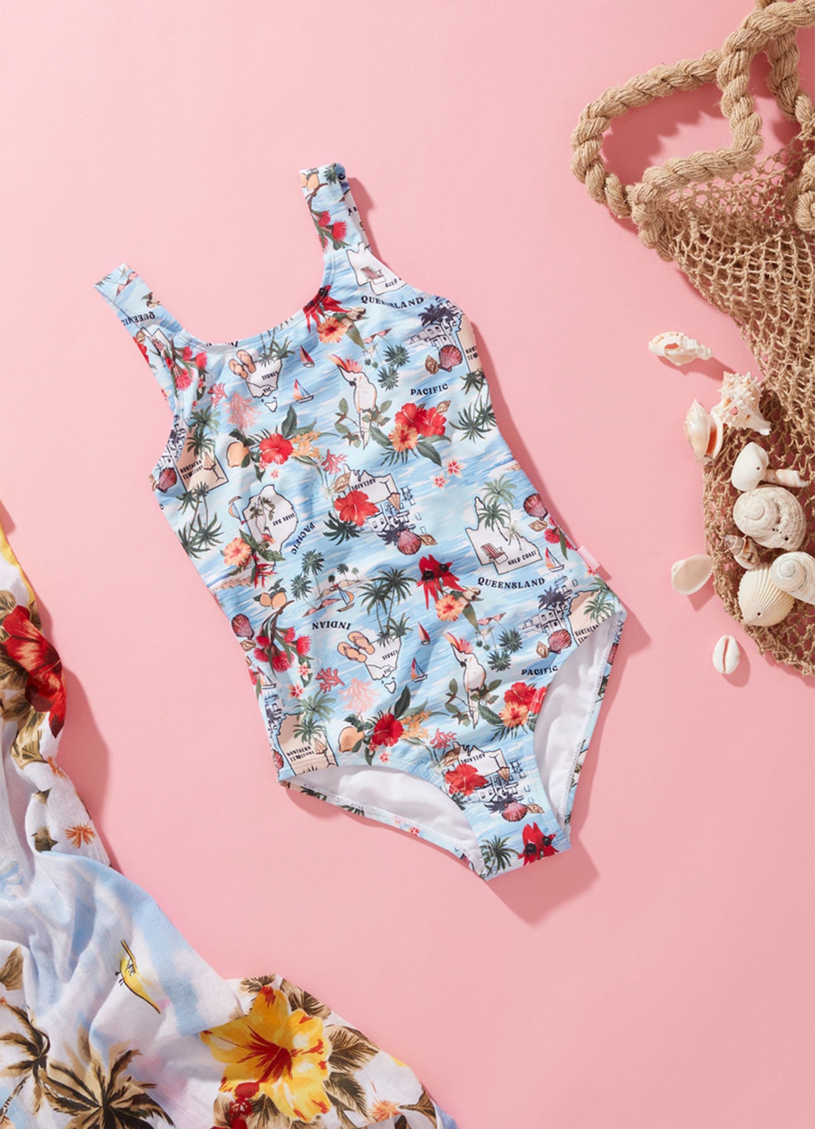 Girls Summer Vacay One Piece - Summer Vaca - SummerVaca
