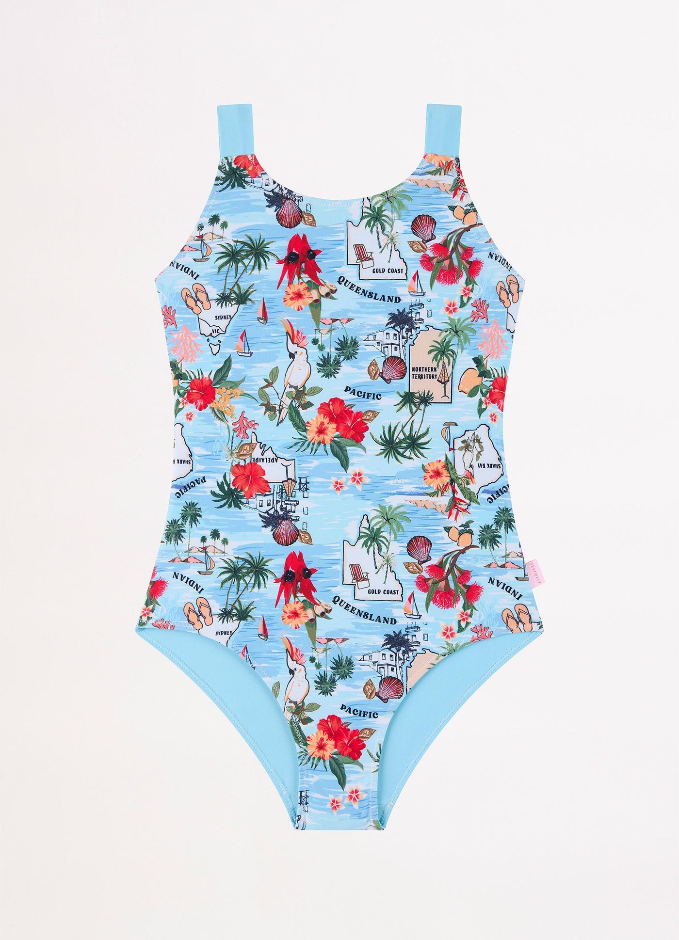 Girls Summer Vacay One Piece  - Summer Vaca - SummerVaca view 2