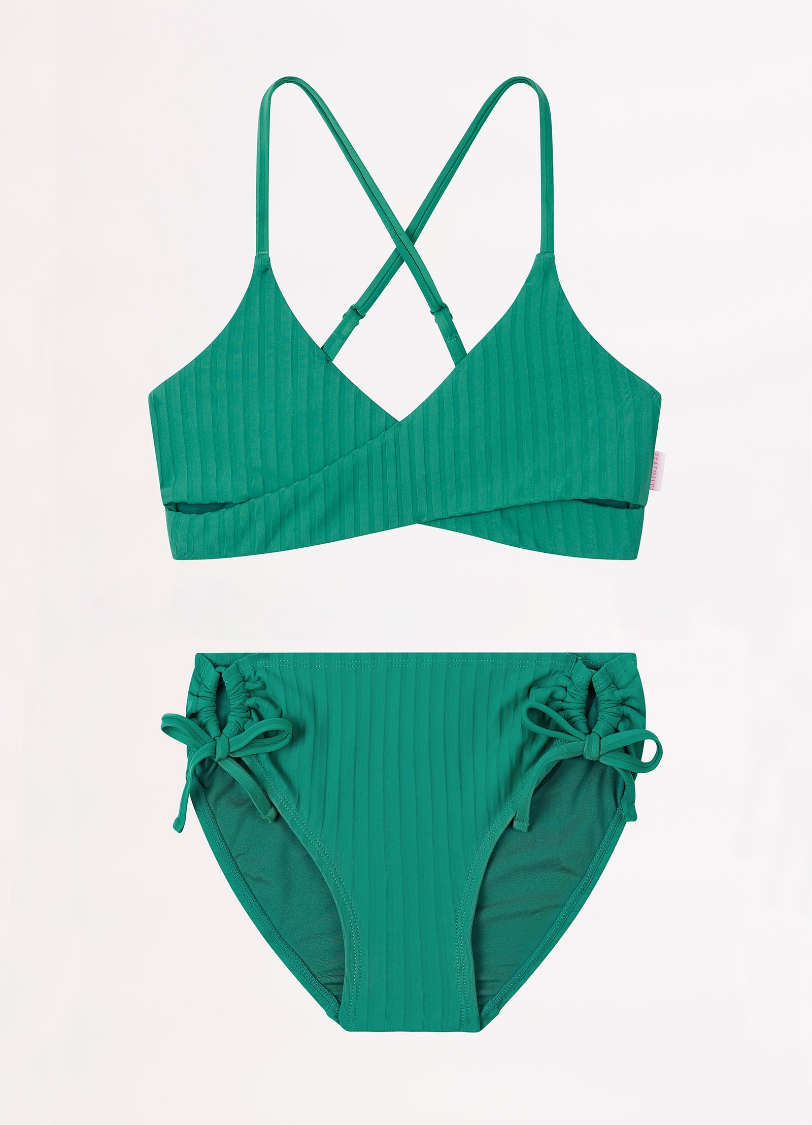Girls Wrap Bikini - Forest - Forest
