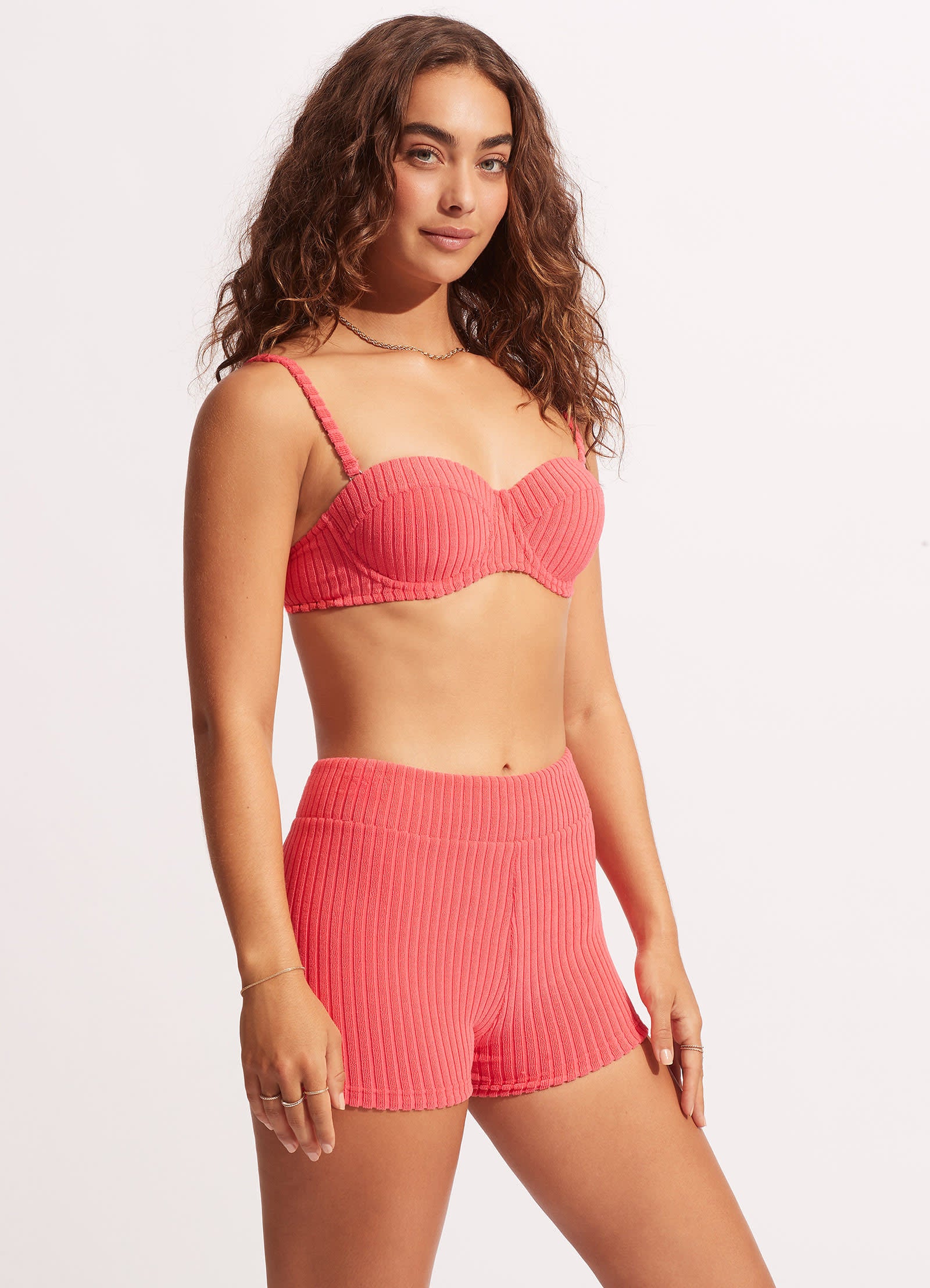 Havana Bustier Bra - Sun Kissed Coral - Sun Kissed Coral view 5
