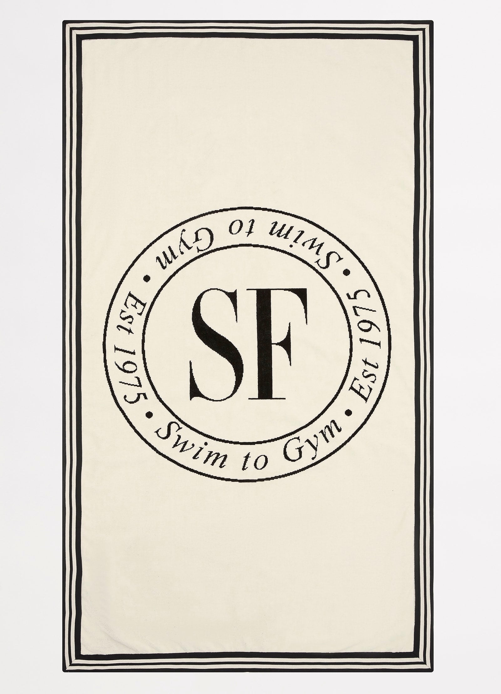 Heritage Beach Towel - Ecru - Ecru view 2