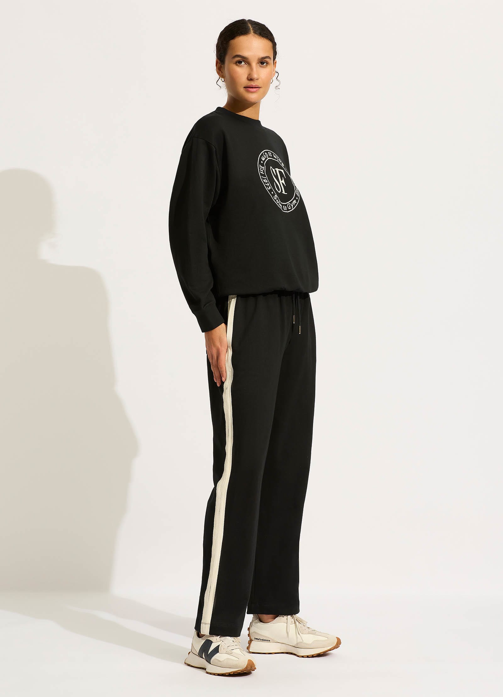 Heritage Sweat Pants  - Black - Black view 3