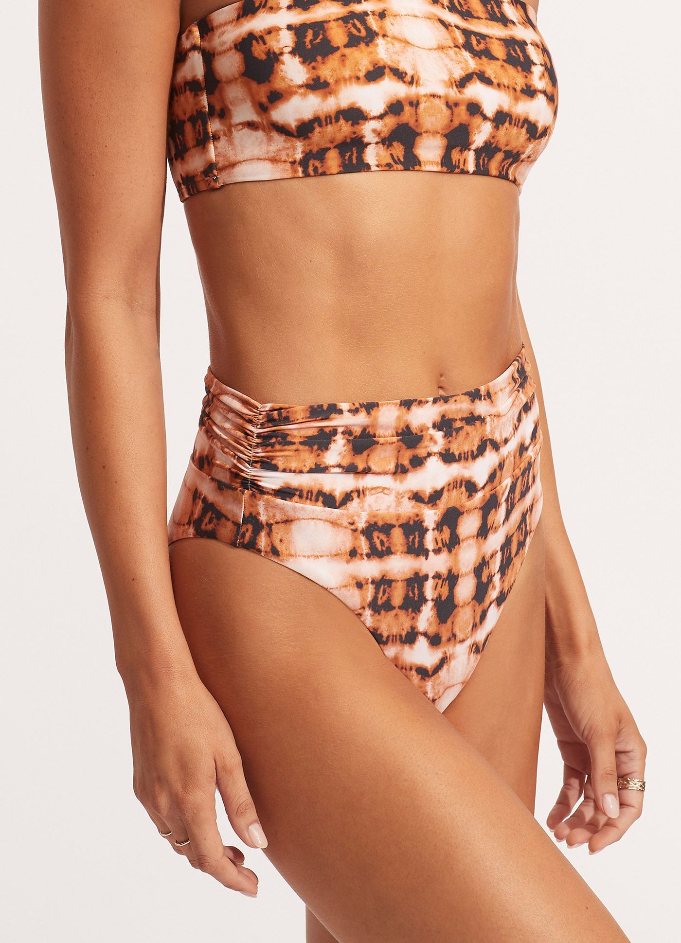 High Tide Rio Bikini Bottom - Copper Tan - Copper Tan view 4