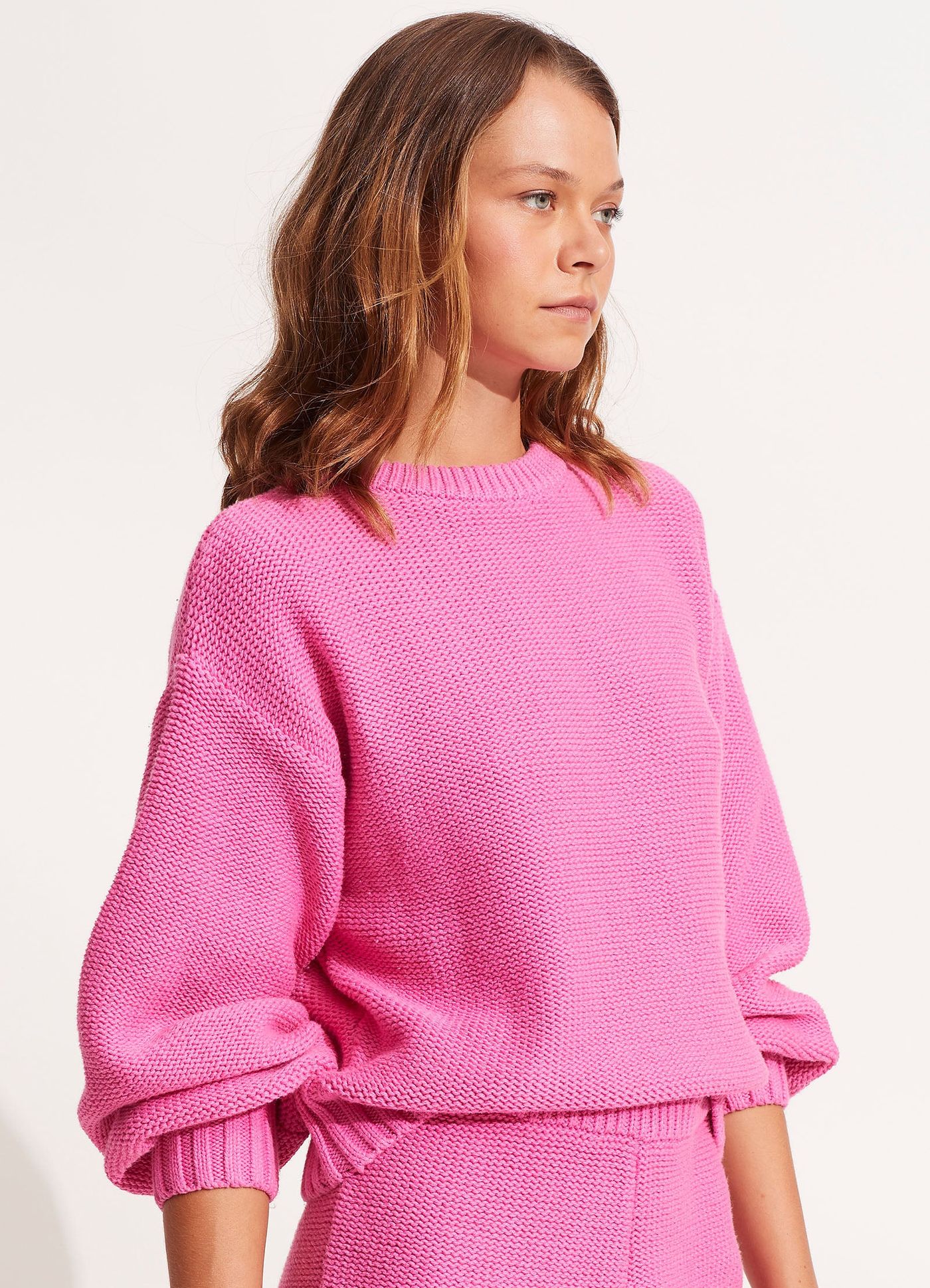 Husk Chunky Knit - Pink - Pink view 3